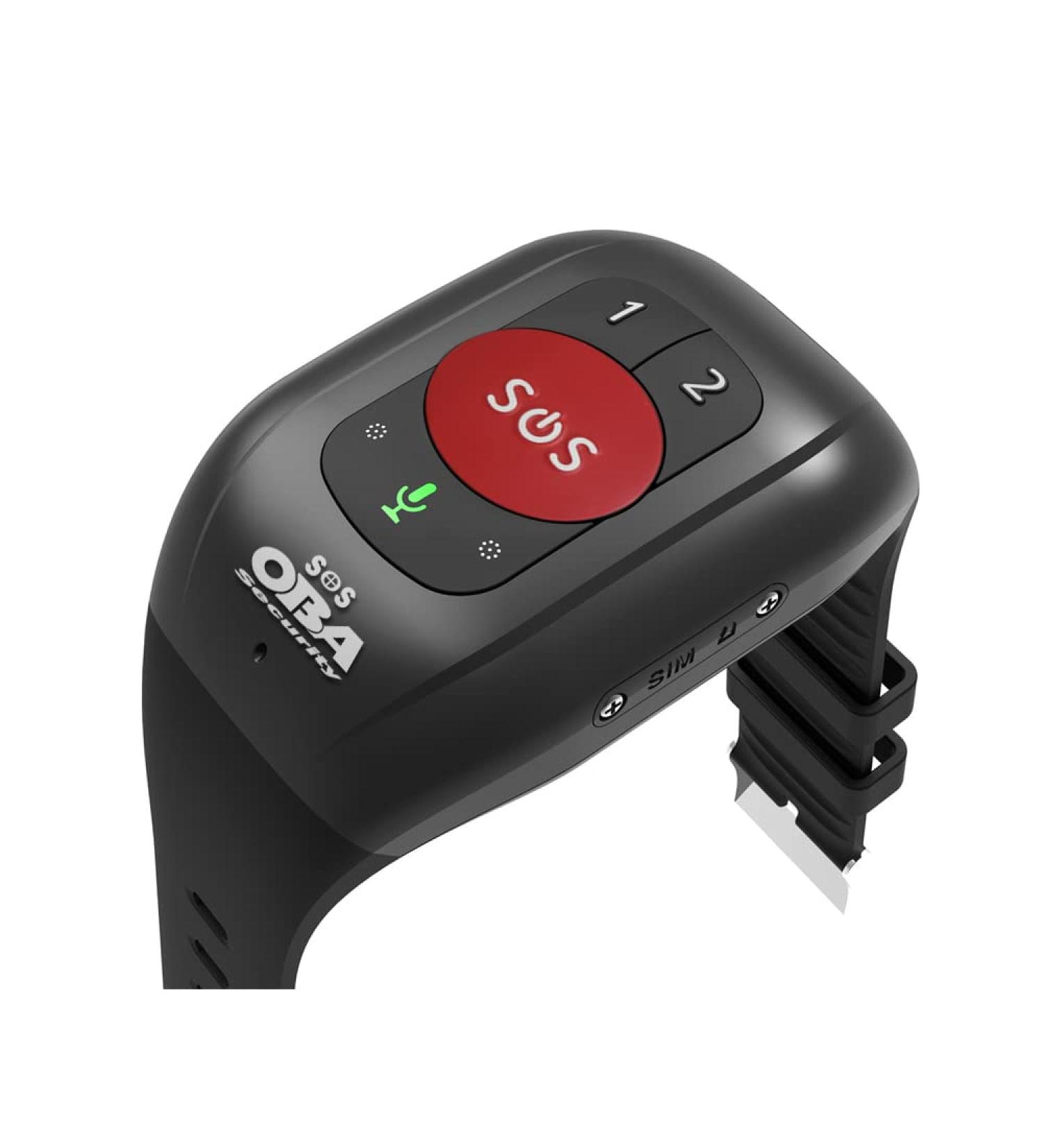 Oba Security SOS Bracelet for Seniors | 4G GPS Fall Detection Health Monitoring Waterproof IP67 - Buy Online on GoSupps.com