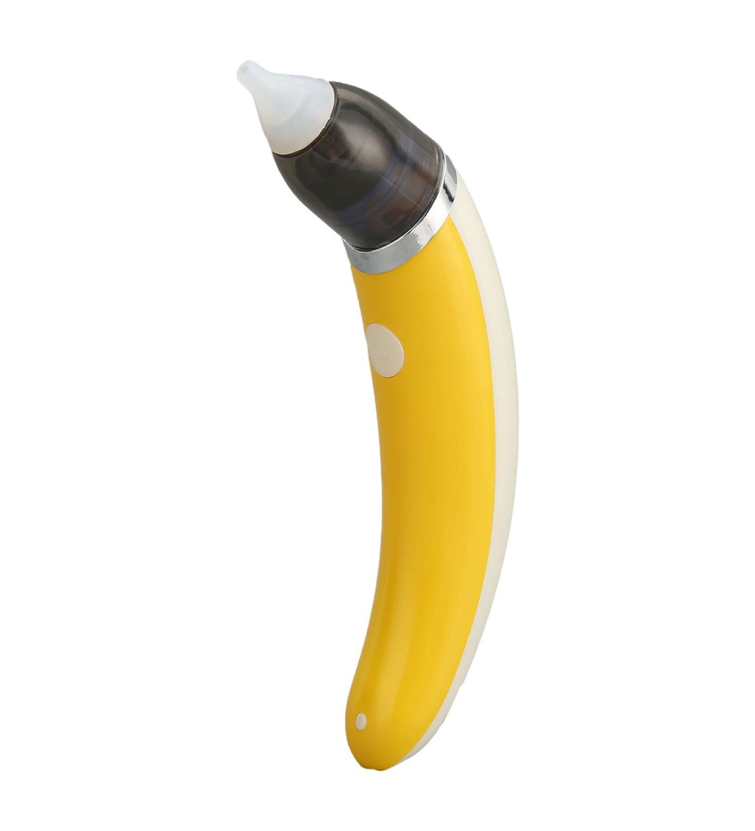 Electric Ear Nose Suction Kit - Multi-Function Nasal Aspirator & Wax Remover (White Yellow) - Buy Online on GoSupps.com