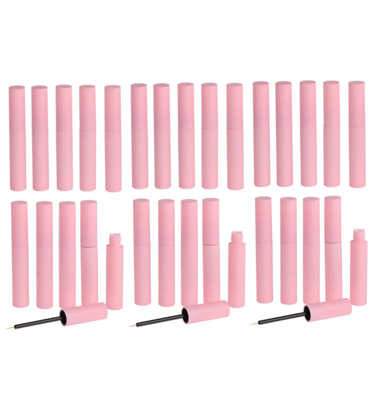Beavorty 30 Pcs Eyelash Brush Empty Tube Travel Mascara Lash Cosmetics Lip Wands Lip Gloss Tubes Eye Liner 10.5X1.5X1.5CMx3pcs Pinkx3pcs - Buy Online on GoSupps.com