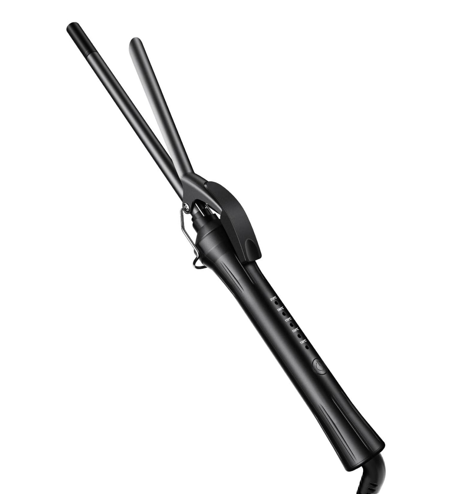 Buy DSHOW 9mm Tourmaline Ceramic Barrel Curling Iron | Small Barrel Curling Wand for Short & Long Hair - Black - Buy Online on GoSupps.com