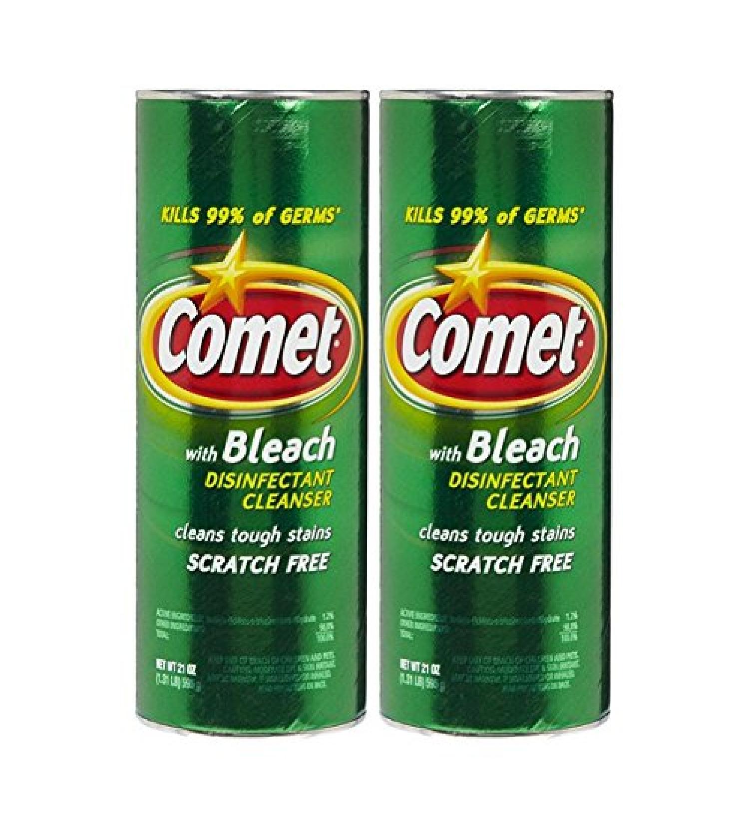 Comet Cleanser Powder With Bleach 21Oz 4-Pack