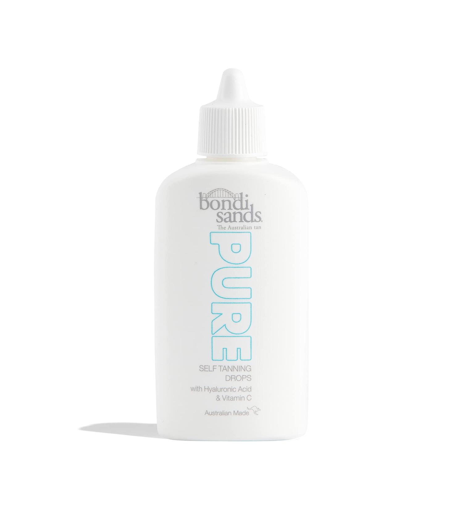 Bondi Sands PURE Self-Tanning Drops with Hyaluronic Acid - Fragrance Free, Cruelty Free, Vegan | 1.35 Oz - Buy Online on GoSupps.com
