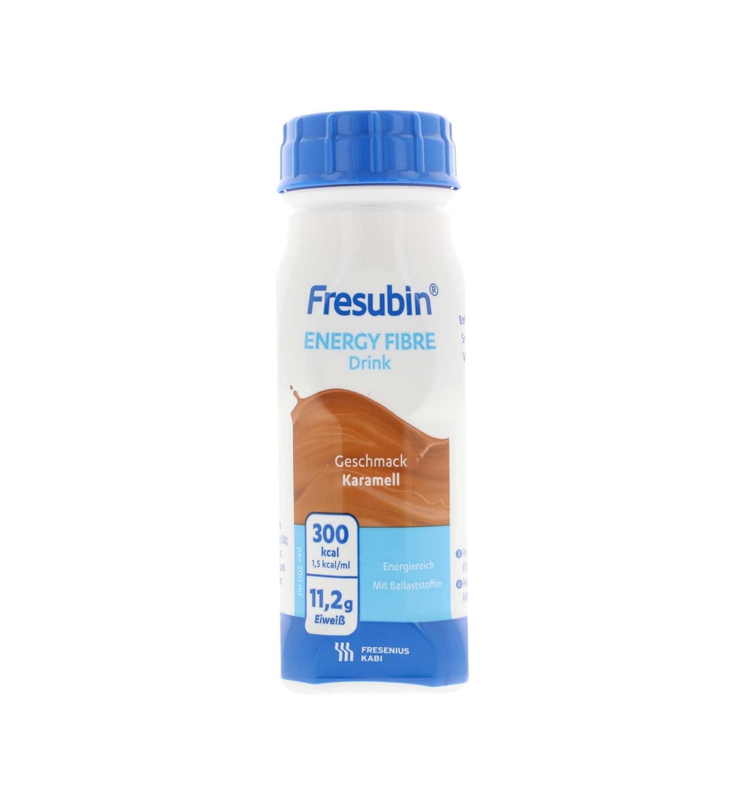 Fresubin ENERGY Fibre Drink Caramel 6X4X200 ml Caramel 200 ml (Pack of 24)