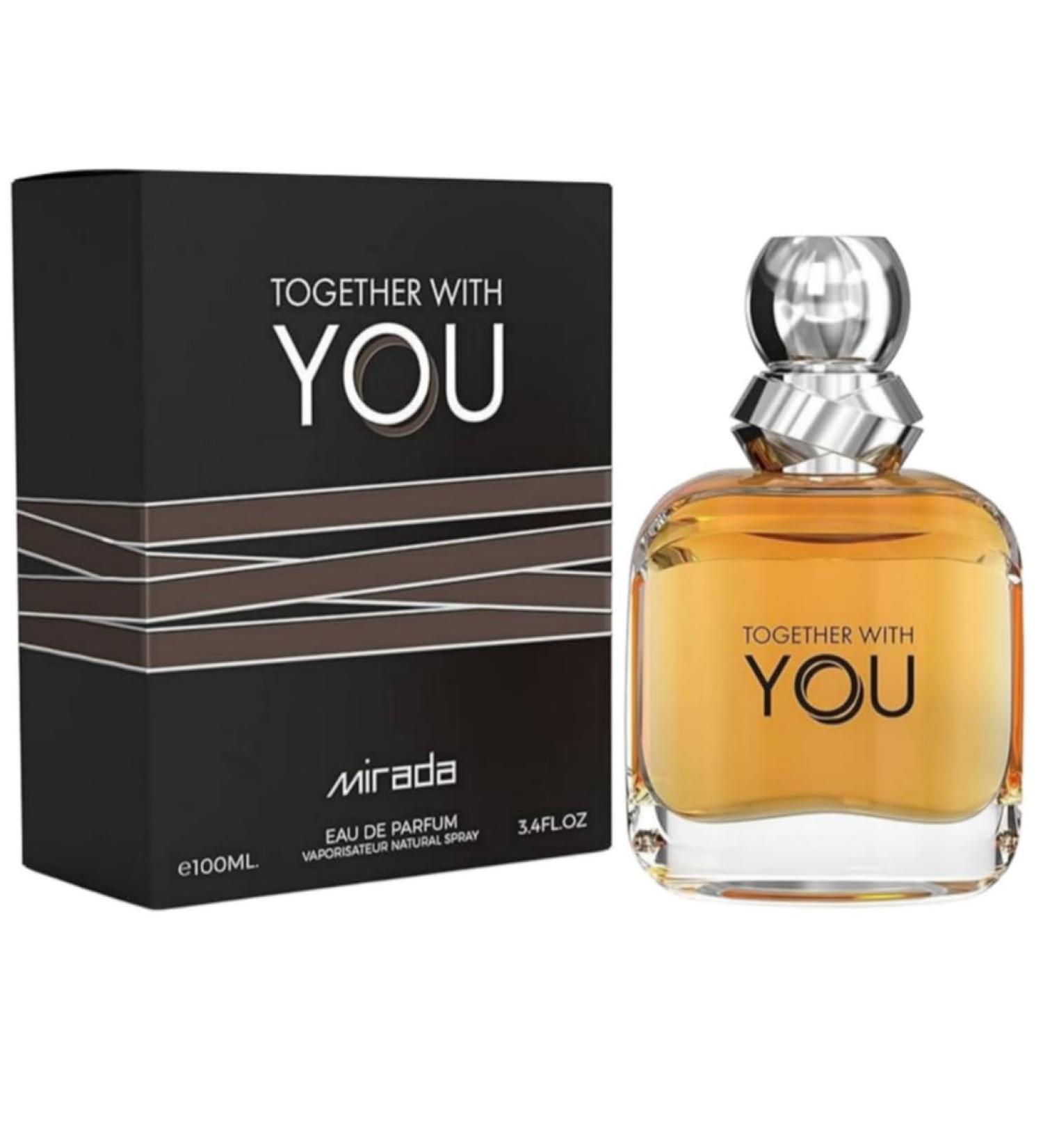 MIRADA Together With You Men's Eau de Parfum (EDP) 3.4 FL. Oz (100ml) Men s Perfume with Notes of Melon Pink Pepper Violet Mint Cardamom Pineapple Cinnamon Sage Lavender Vanilla Chestnut - Buy Online on GoSupps.com