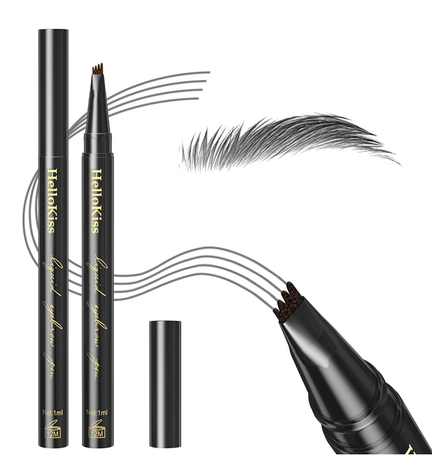 Buy Eyebrow Microblading Pen - Long-Lasting Waterproof 4 Point Makeup - 03# Light Gray - International Shipping Available - Buy Online on GoSupps.com