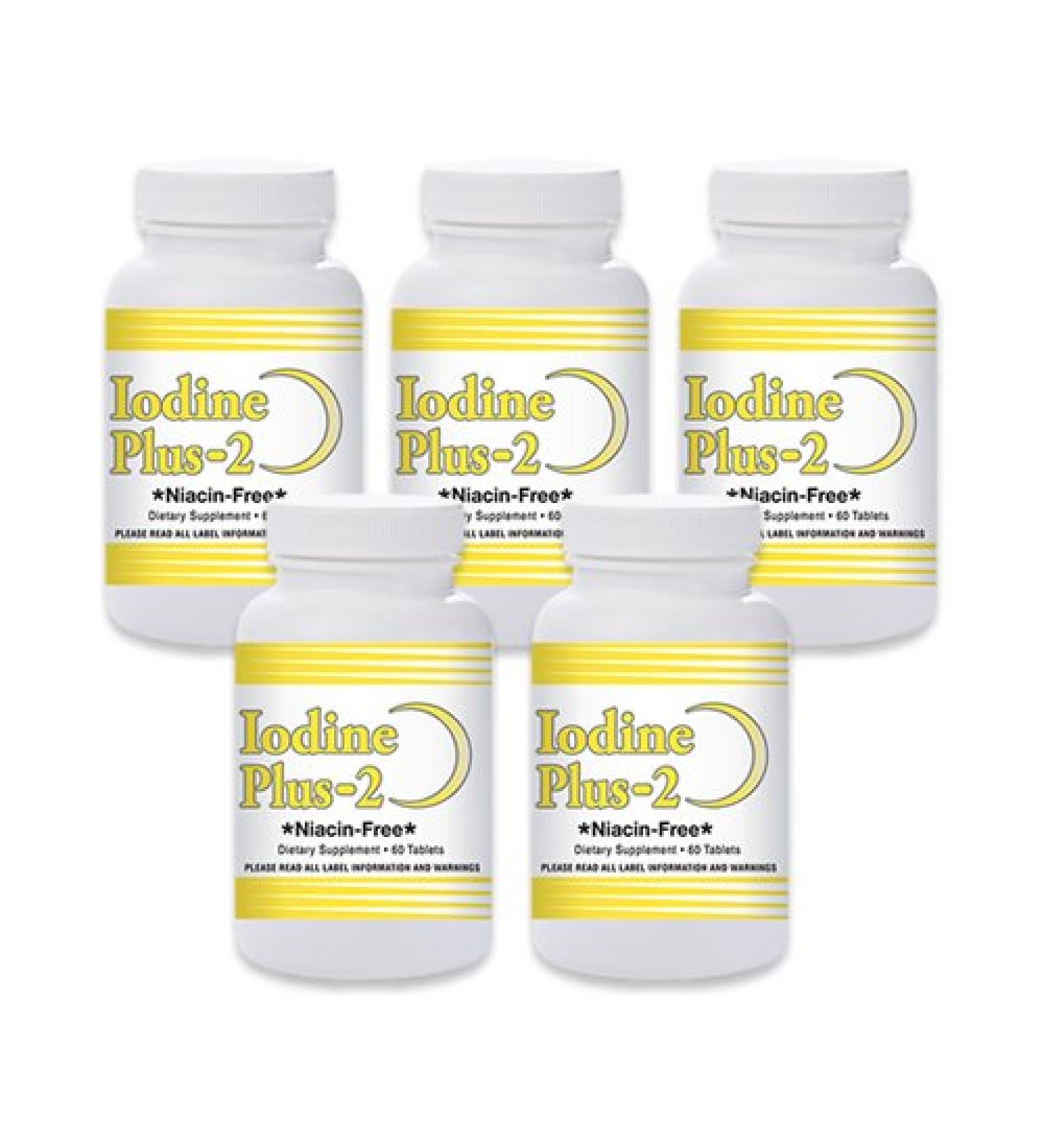 Natural Living Iodine Plus 2 for Low Thyroid - 5 Bottles - Buy Online on GoSupps.com