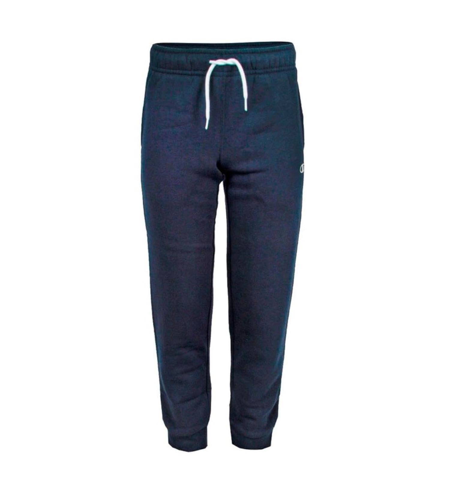 Champion Unisex Kids Legacy Basics B-Ultralight Powerblend Fleece Rib Cuff Track Pants 15-16 Years Navy