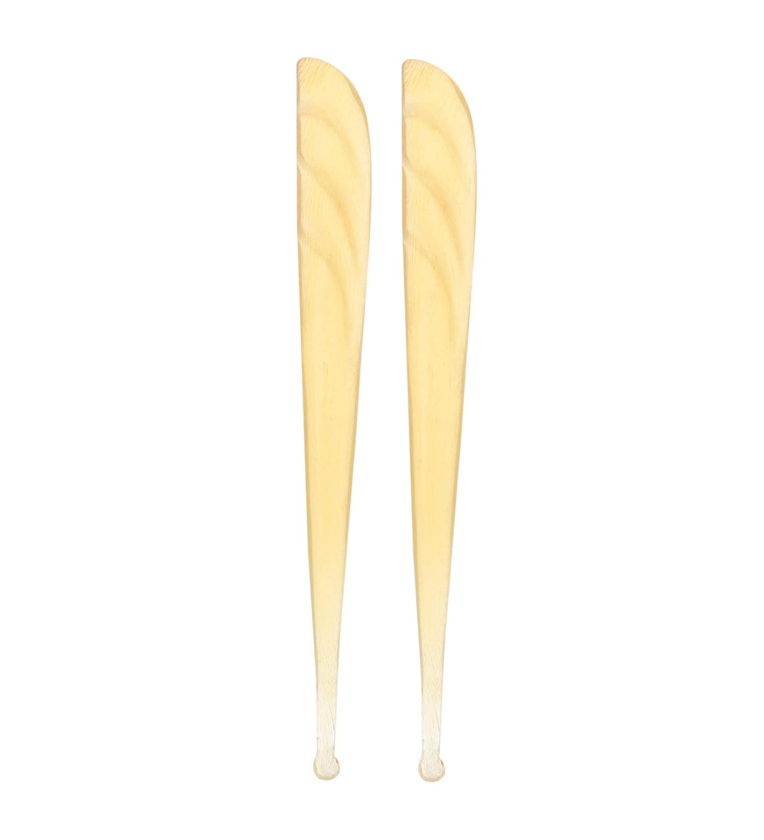 GLEAVI 2 Pcs Croissant Ear Pick and Earwax Remover Tool - Light Yellow Shofar Ear Pick - 11.4x1.1x0.2cm - Buy Online on GoSupps.com