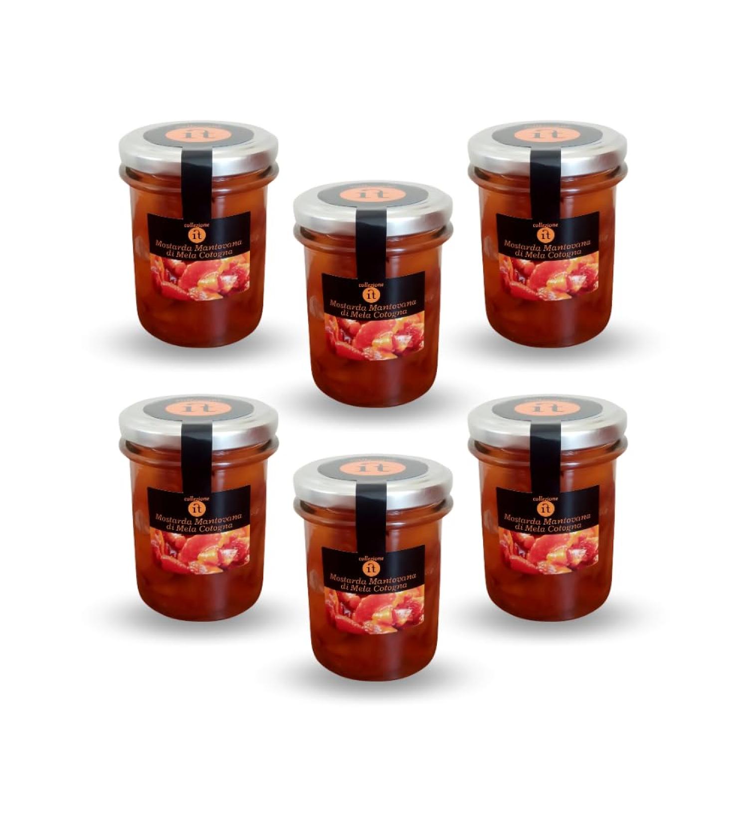 Collezione Mantuan quince mostarda 220 g 6 jars - Buy Online on GoSupps.com