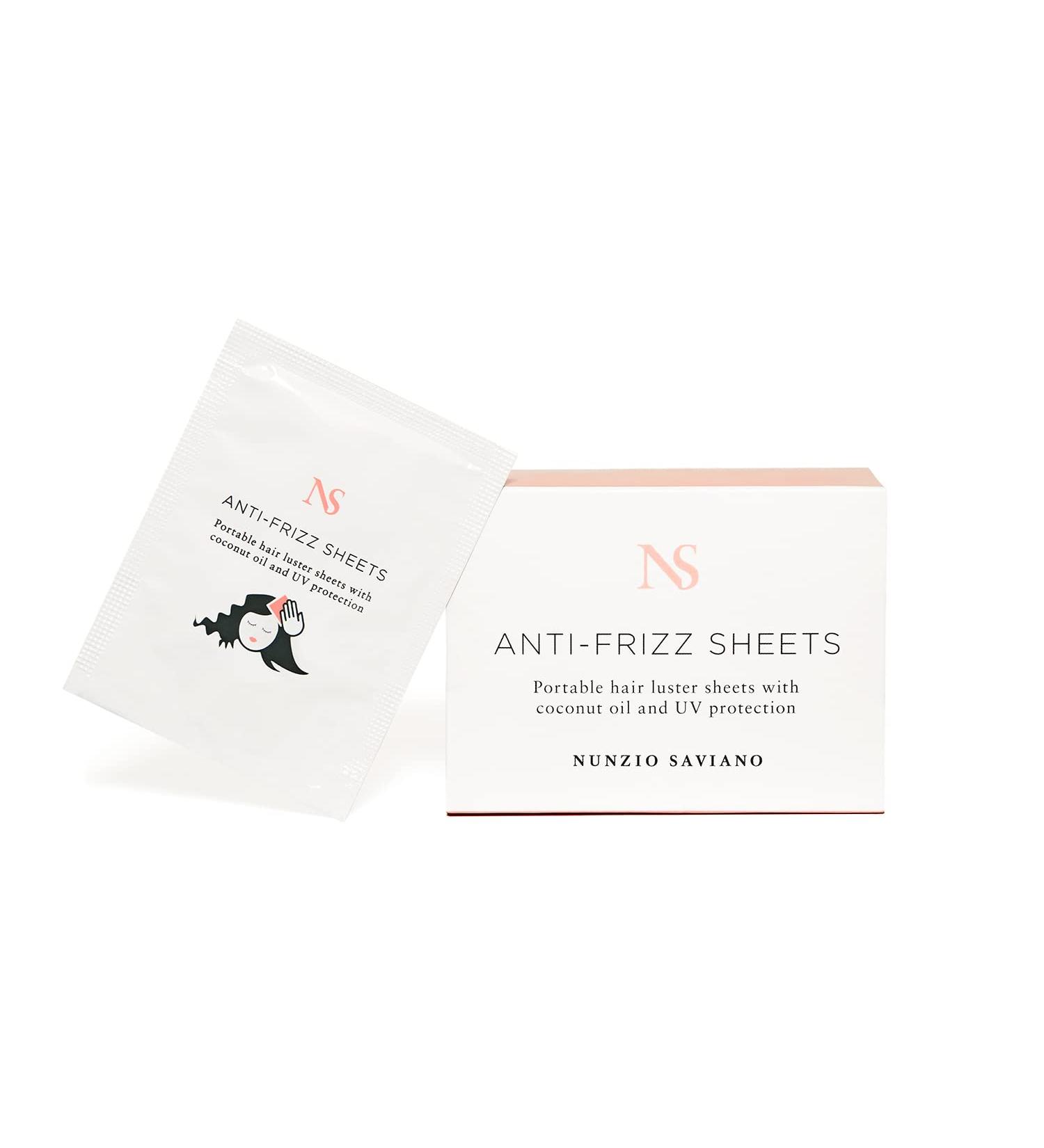 Nunzio Saviano Anti-Frizz Sheets 15 Count - Say Goodbye to Frizz with Our Travel-Friendly Solution - Buy Online on GoSupps.com