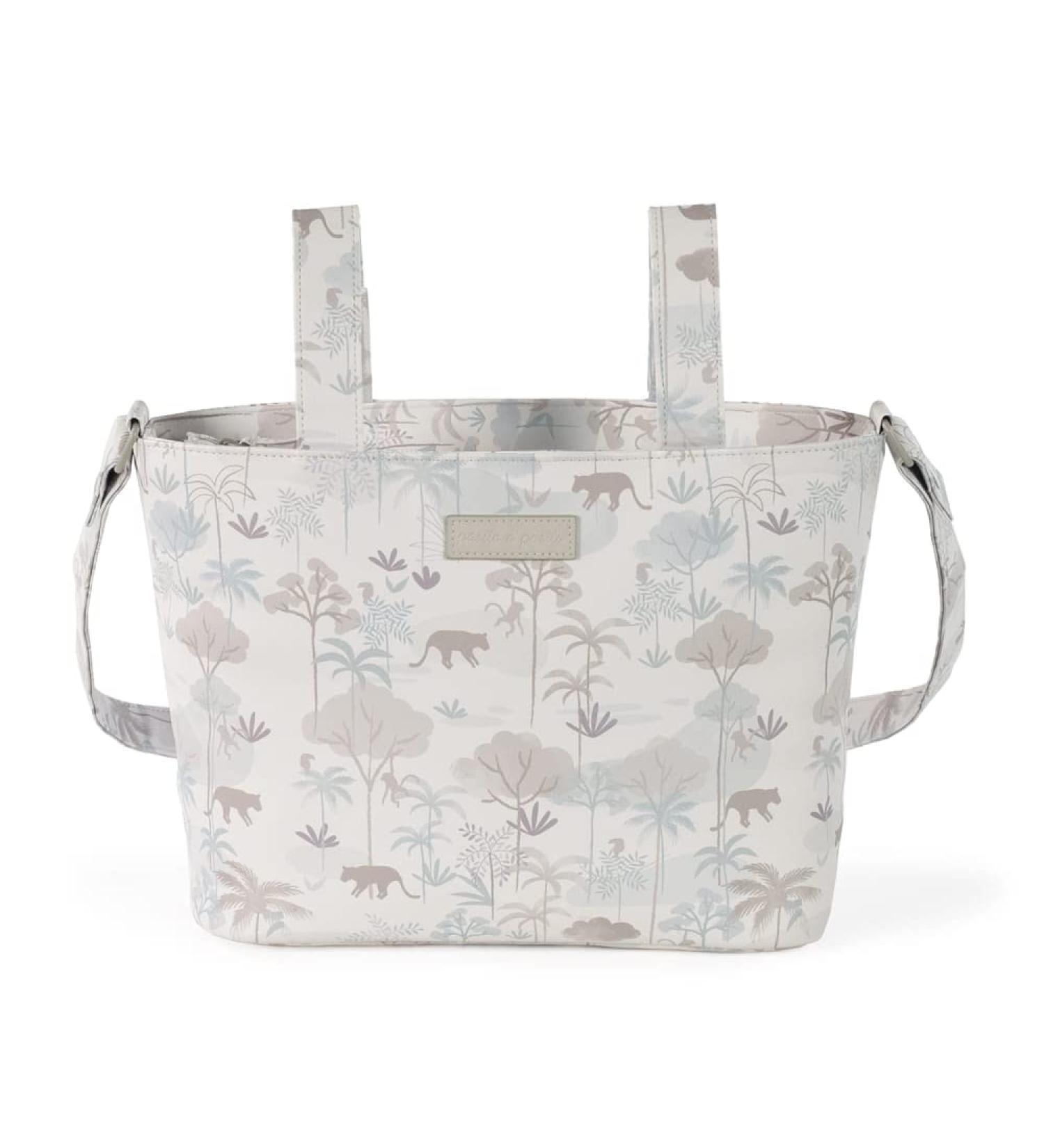 Pasito a Pasito. Serengueti Crossbody Bag for Baby Pushchair Practical Stylish Maternity Bag Made of Leather Beige