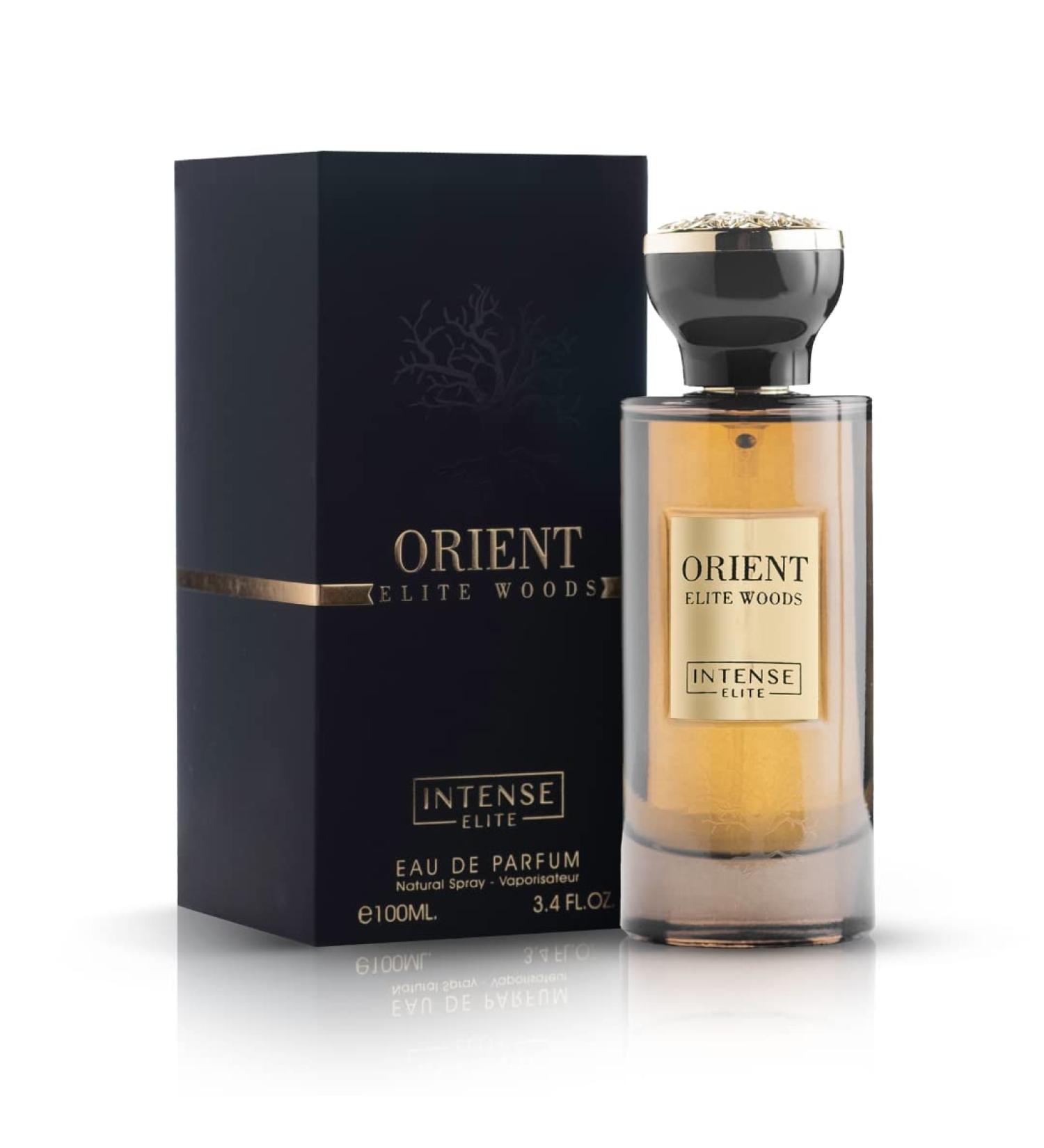 Orient Elite Woods Luxurious Eau de Parfum for Men 100ML (3.4Oz) Long Lasting Arabian Perfume For Men With Saffron Rose & Leathery Notes - Buy Online on GoSupps.com