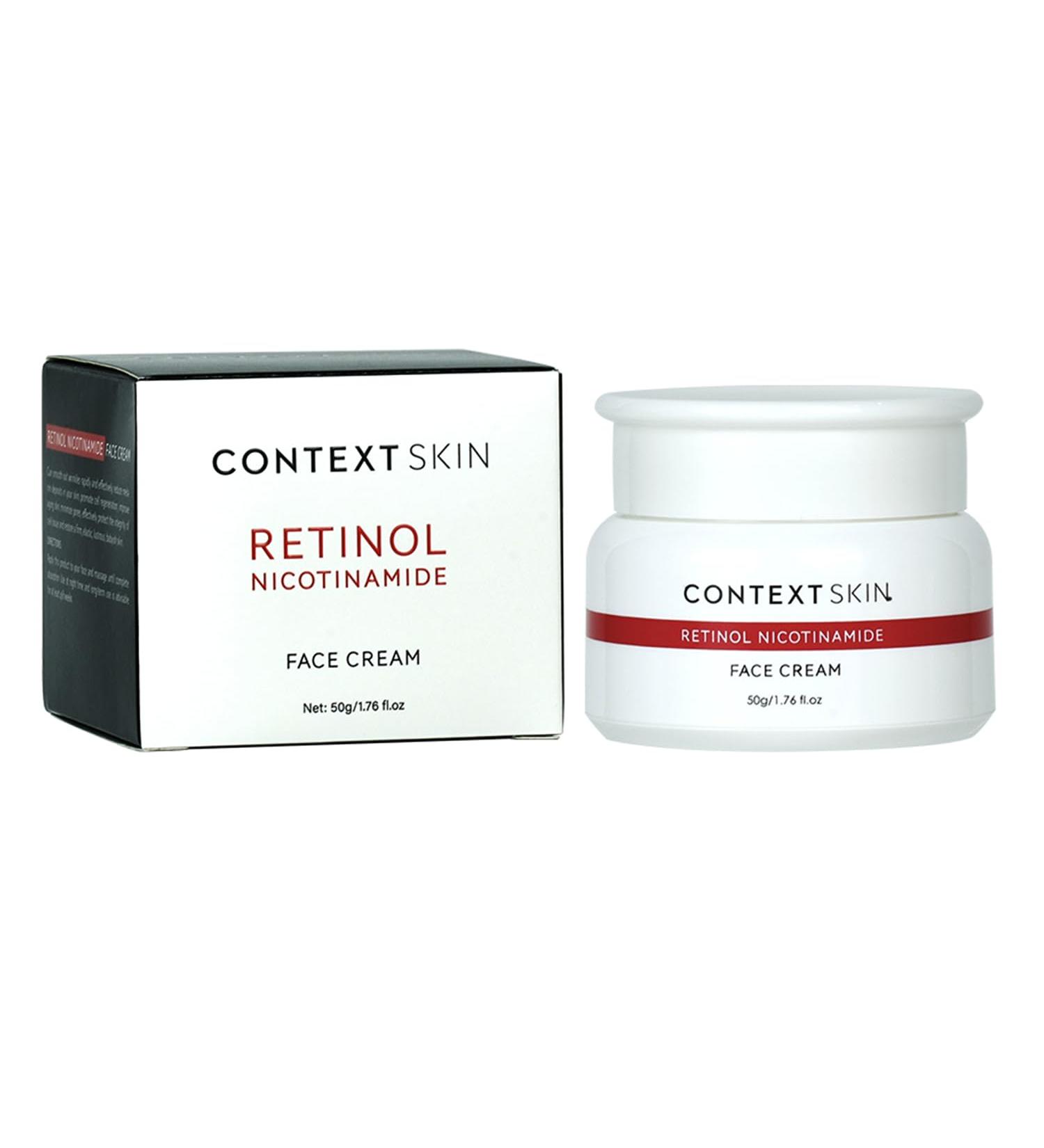 CONTEXT SKIN Retinol Face Cream - Hydrating Retinol Cream for Face, Moisturizes & Smooths Fine Lines, Enhances Skin Texture & Tone, Daily Skincare Essential for Radiant Complexion - 1.76 Fl oz - Buy Online on GoSupps.com
