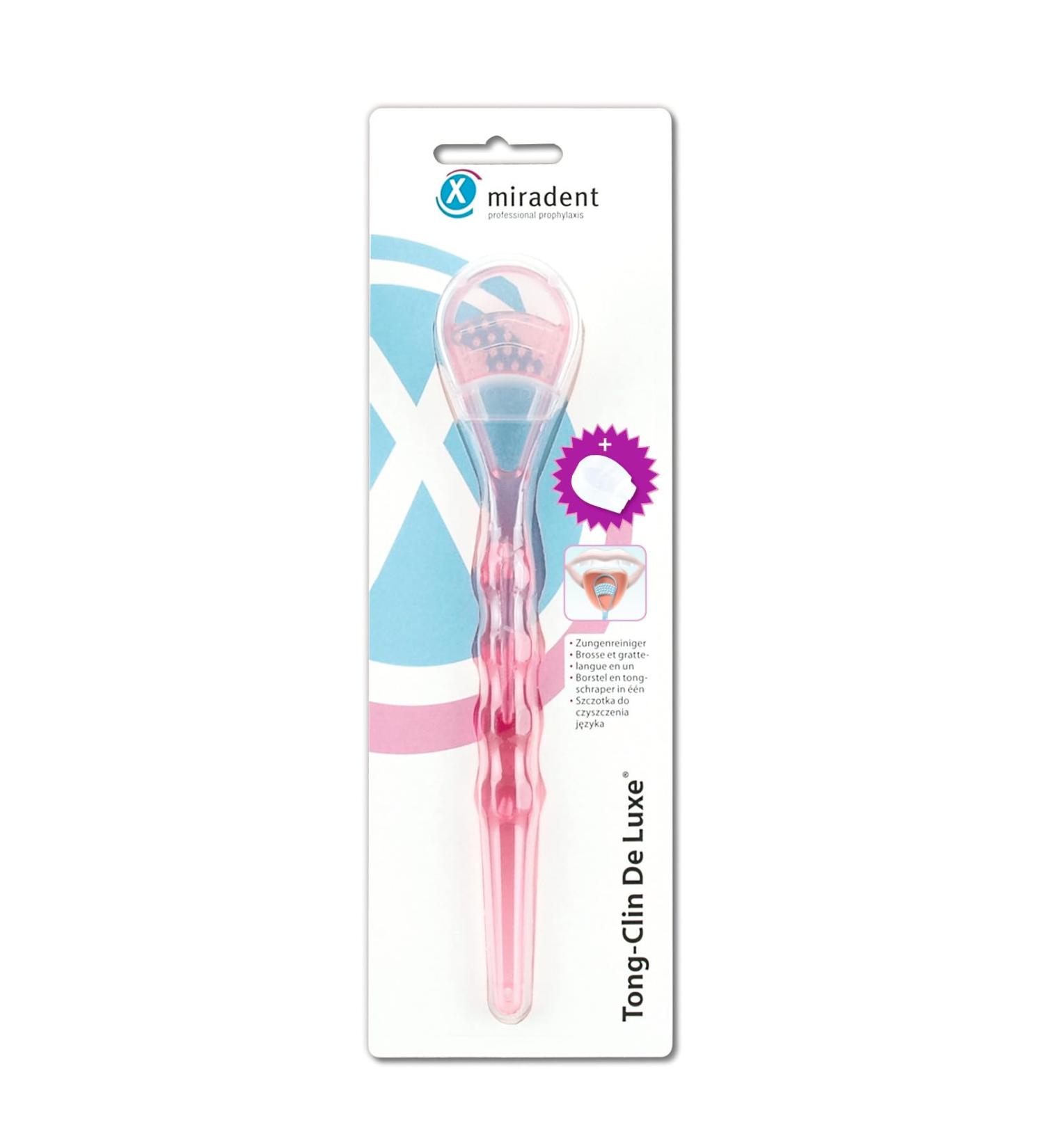 Buy Tongue Cleaner Pink - Gentle Tongue Scraping Alternative for Oral Health | Ideal Gel Supplement Against Bad Breath - 1 PC - Buy Online on GoSupps.com