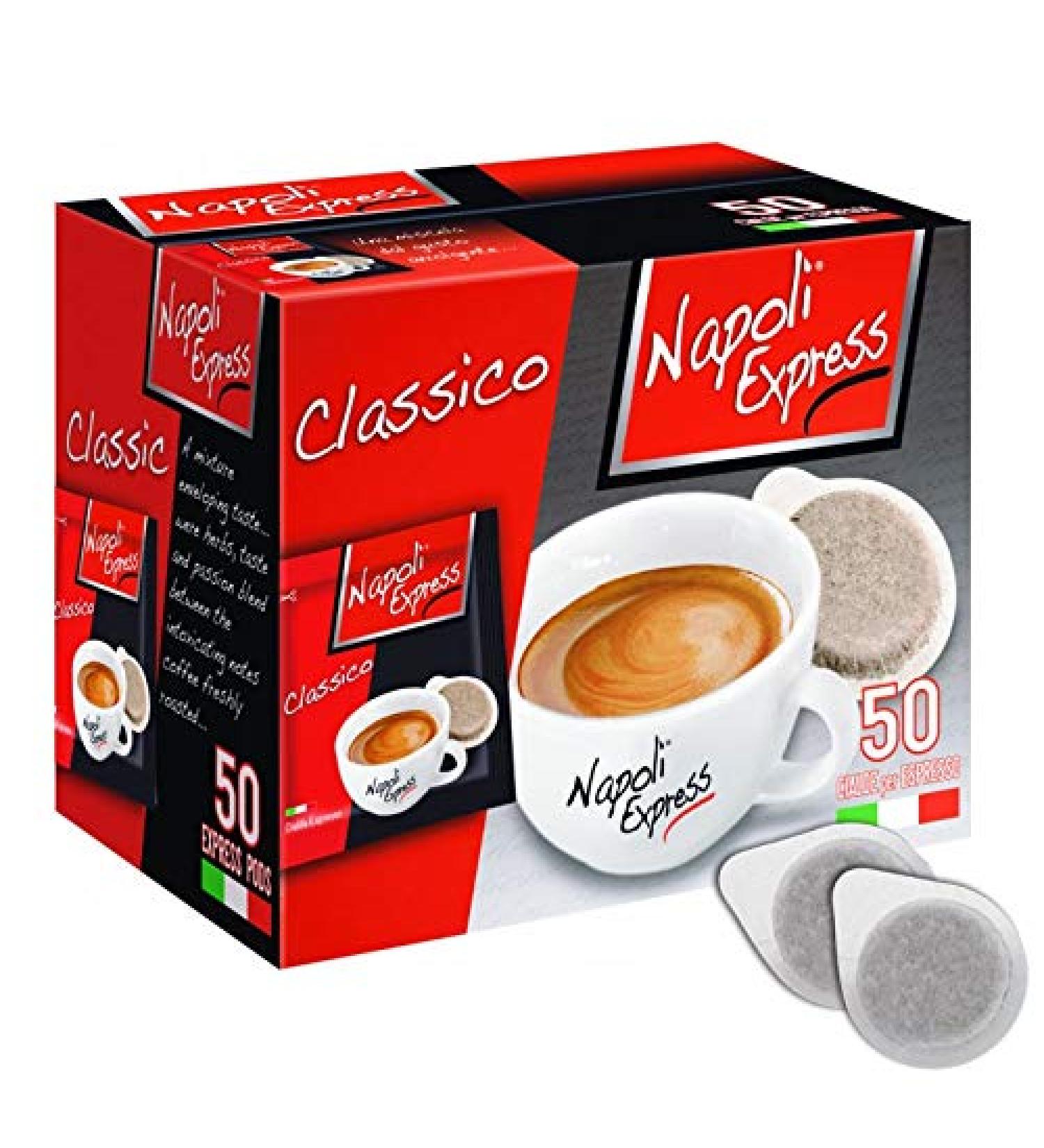 Classico Espresso Coffee 50 Pods - Naples Express - Box of 3 for a total of 150 capsules