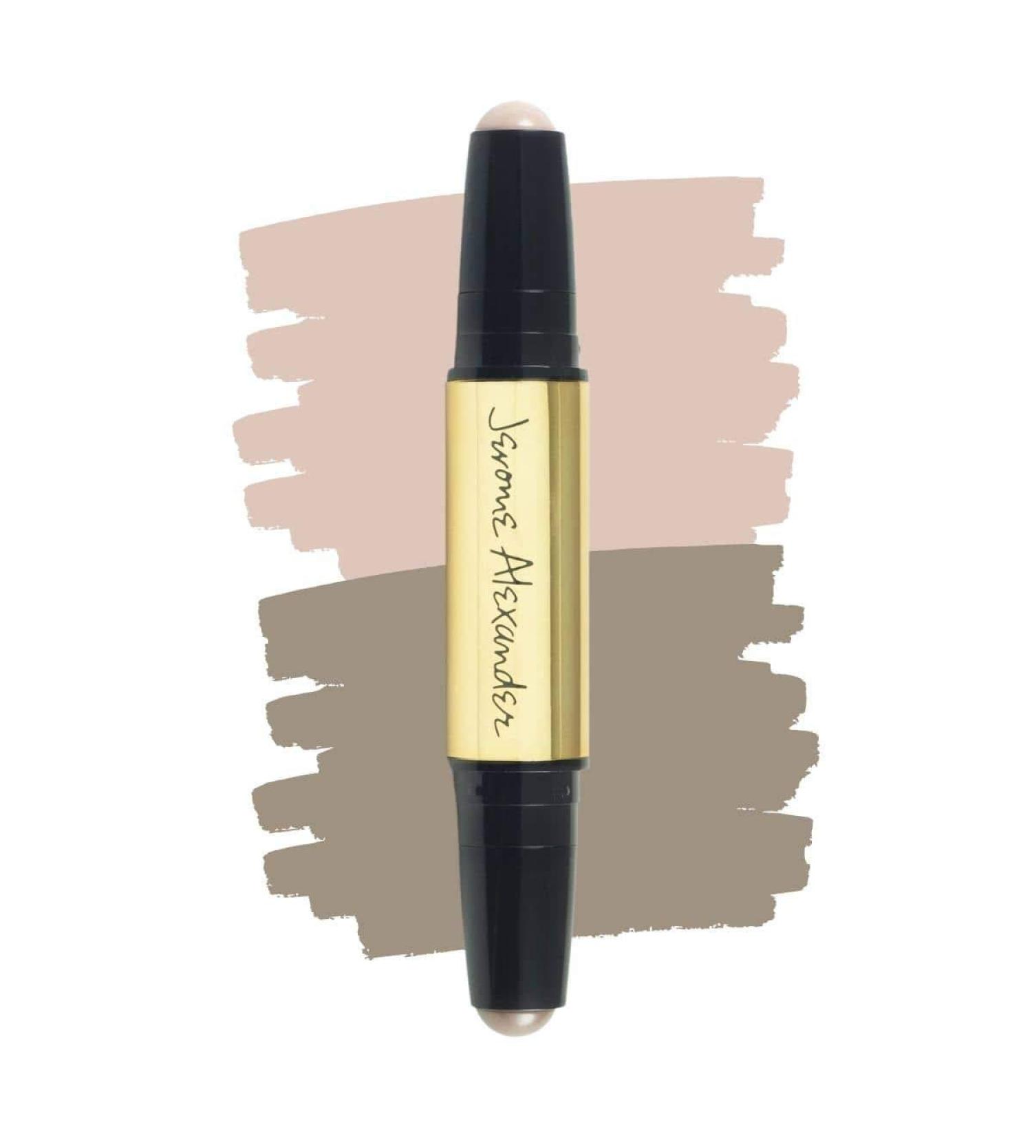 Jerome Alexander Define Collection Dual Eyeshadow Stick - Beige/Taupe - Buy Online on GoSupps.com