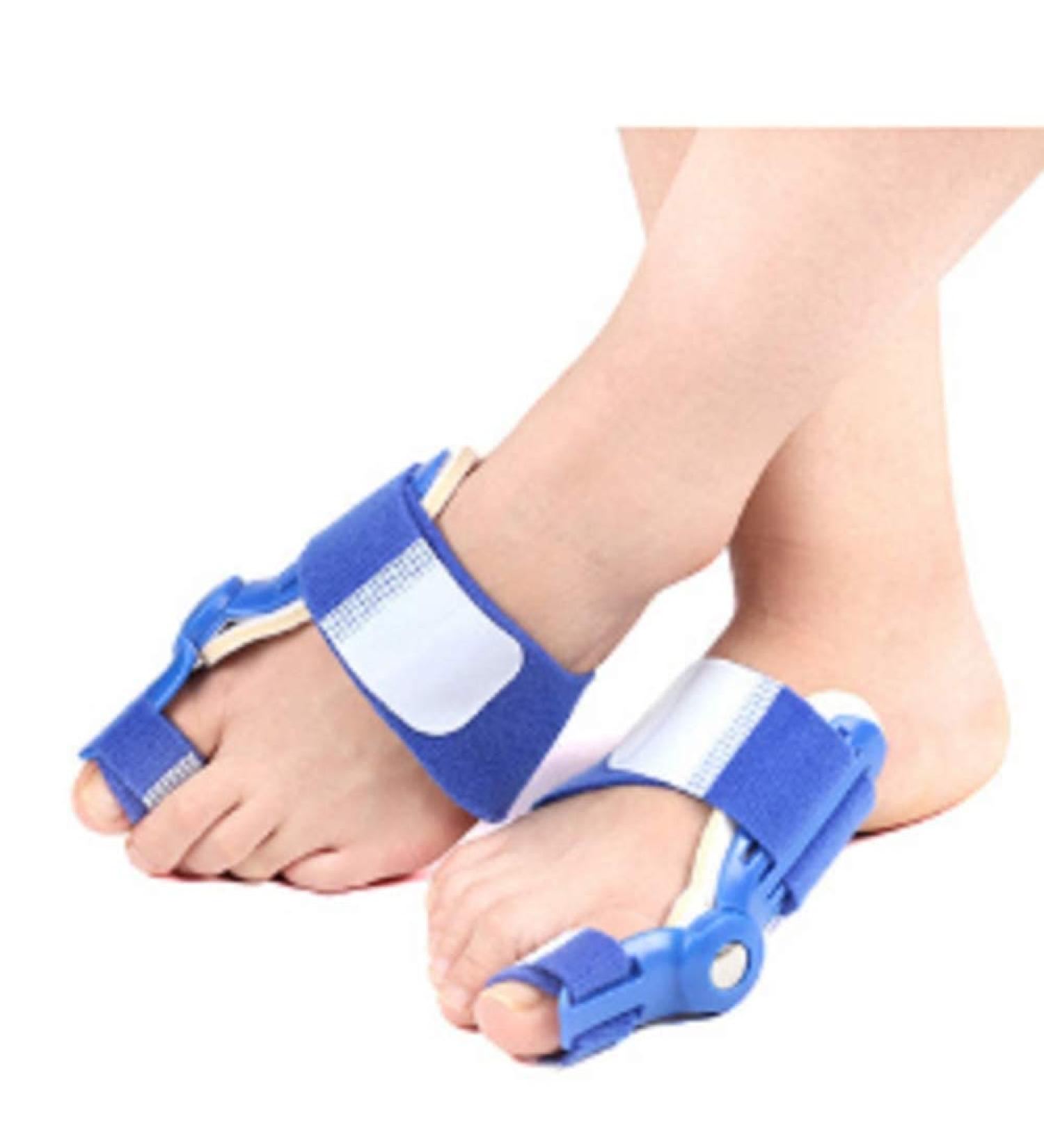 Jycch Women's Big Toe Corrector - Super Thin Toe Separator & Smooth Iron Support for Day & Night (Blue) - Buy Online on GoSupps.com