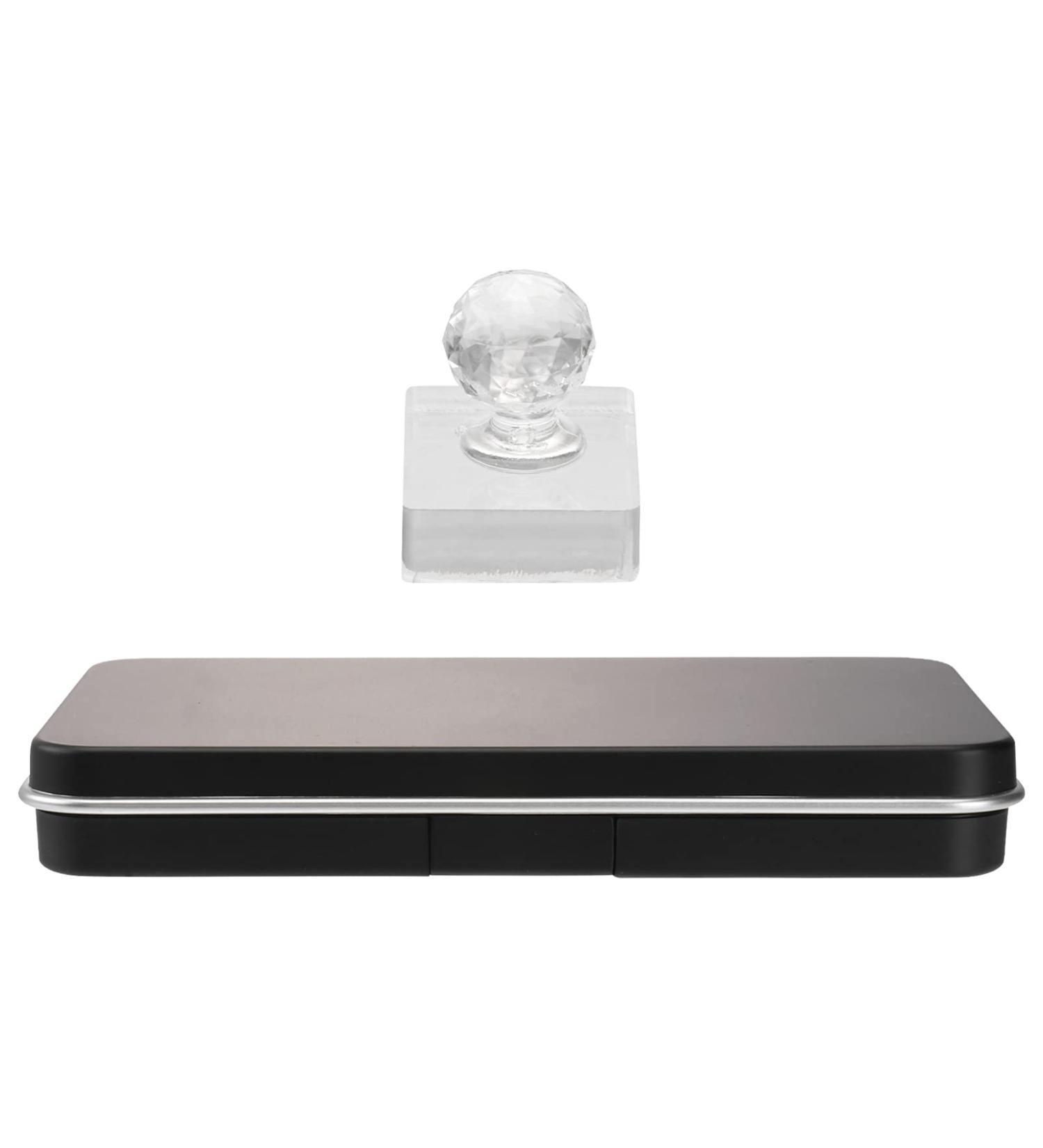 Minkissy Empty Magnetic Eyeshadow Palette - 6 Pan Lipstick Storage & DIY Pigment Tray Holder Case - Black 11x7.4cm - Buy Online on GoSupps.com