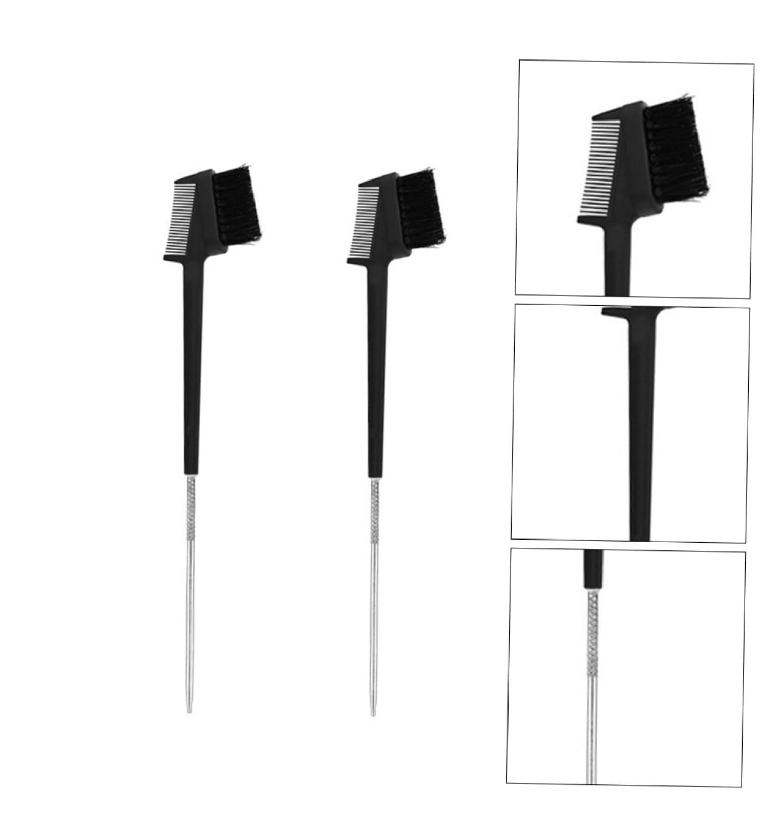 Didiseaon Double Head Eyebrow Brush & Comb - 2pcs Dual Purpose Makeup Tool | International Shipping Available - Buy Online on GoSupps.com