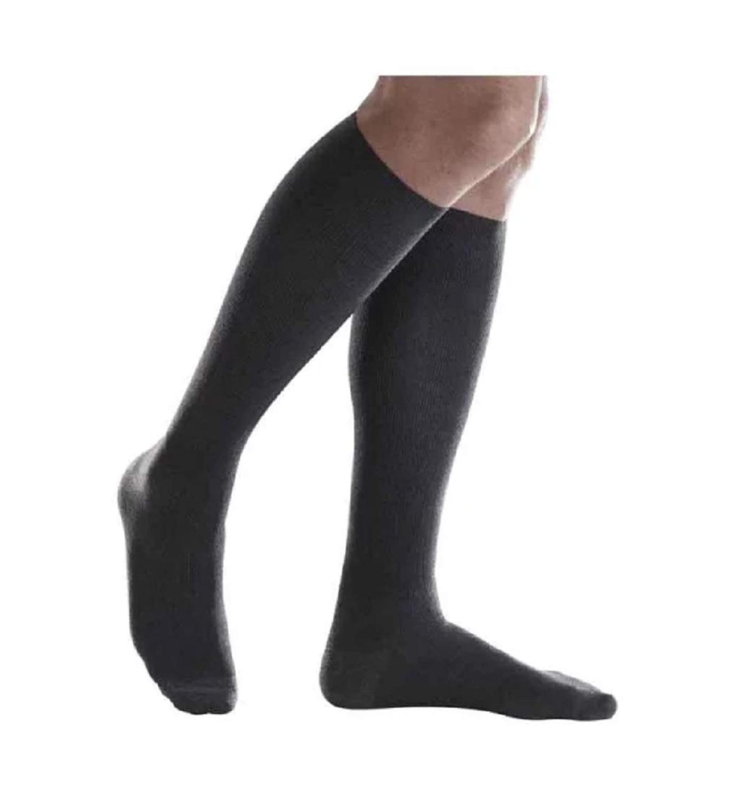 Venoflex fast linen compression stockings medical size 4 long color black