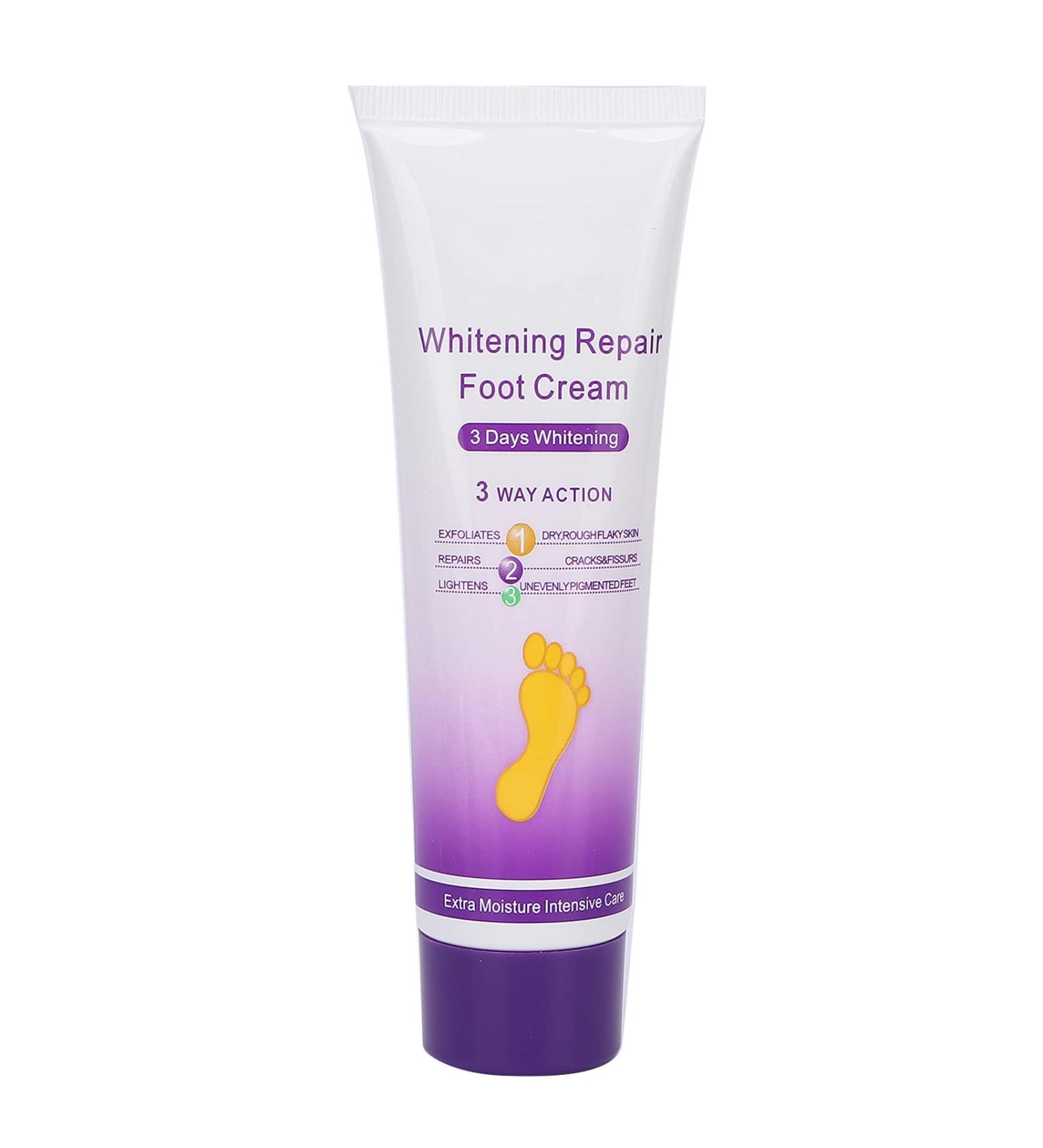 Premium Foot Cream for Dry Cracked Feet - 100g Moisturizing Heel Repair & Brightening Skin - Intense Foot Care - Buy Online on GoSupps.com