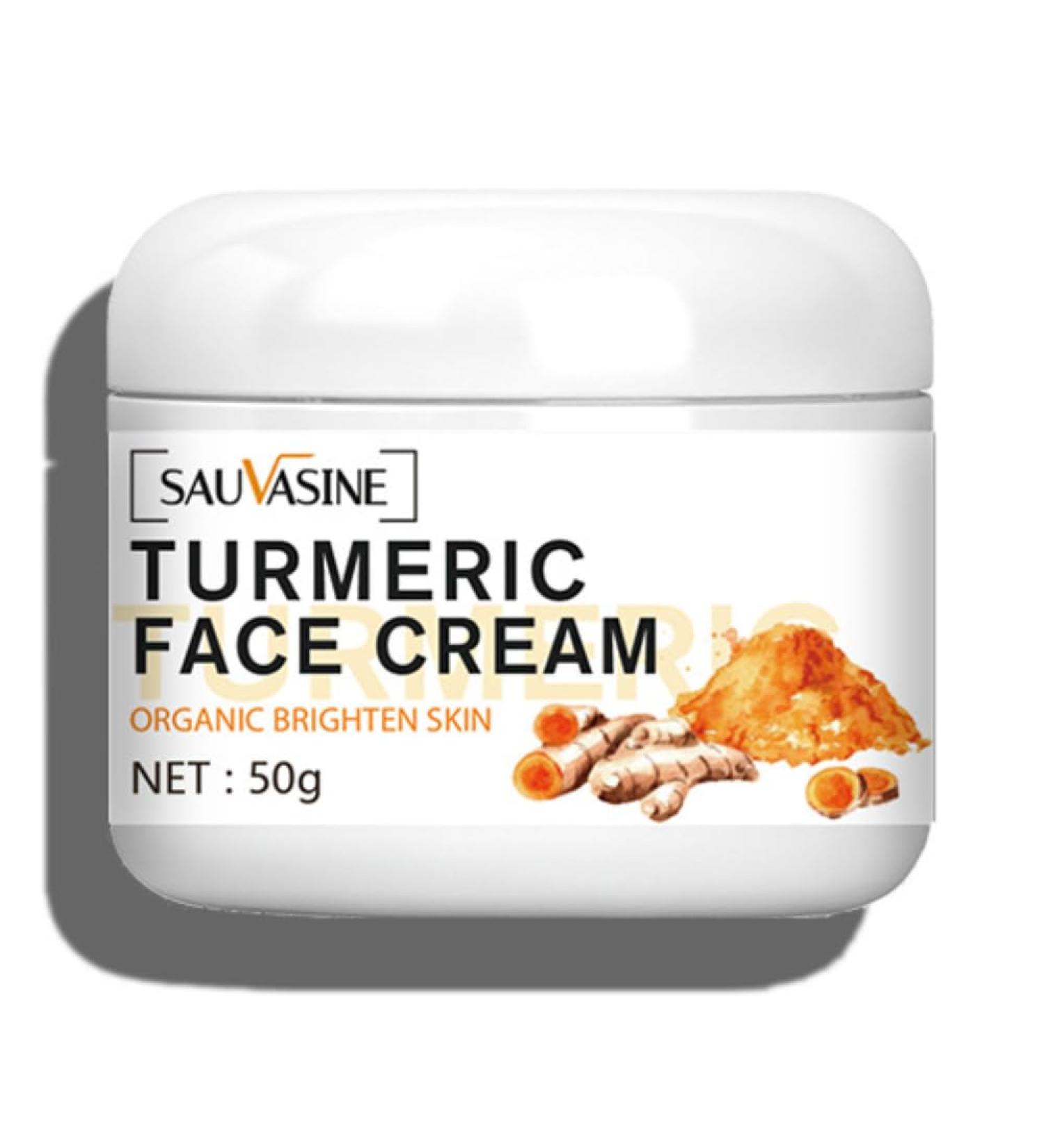 Turmeric Face Cream - Natural Turmeric Skin Moisturizer for Face & Body - Facial Moisturizing Cream - Buy Online on GoSupps.com
