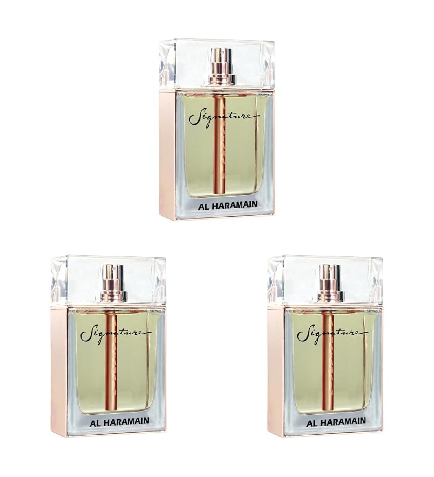 Al Haramain Signature Rose Gold - Perfume for Women - Enchanting and Sophisticated Perfume with Bergamot Jasmine Amber Notes - 3.4 oz EDP Spray (Pack of 3) 3.4 Fl Oz (Pack of 3) - Buy Online on GoSupps.com