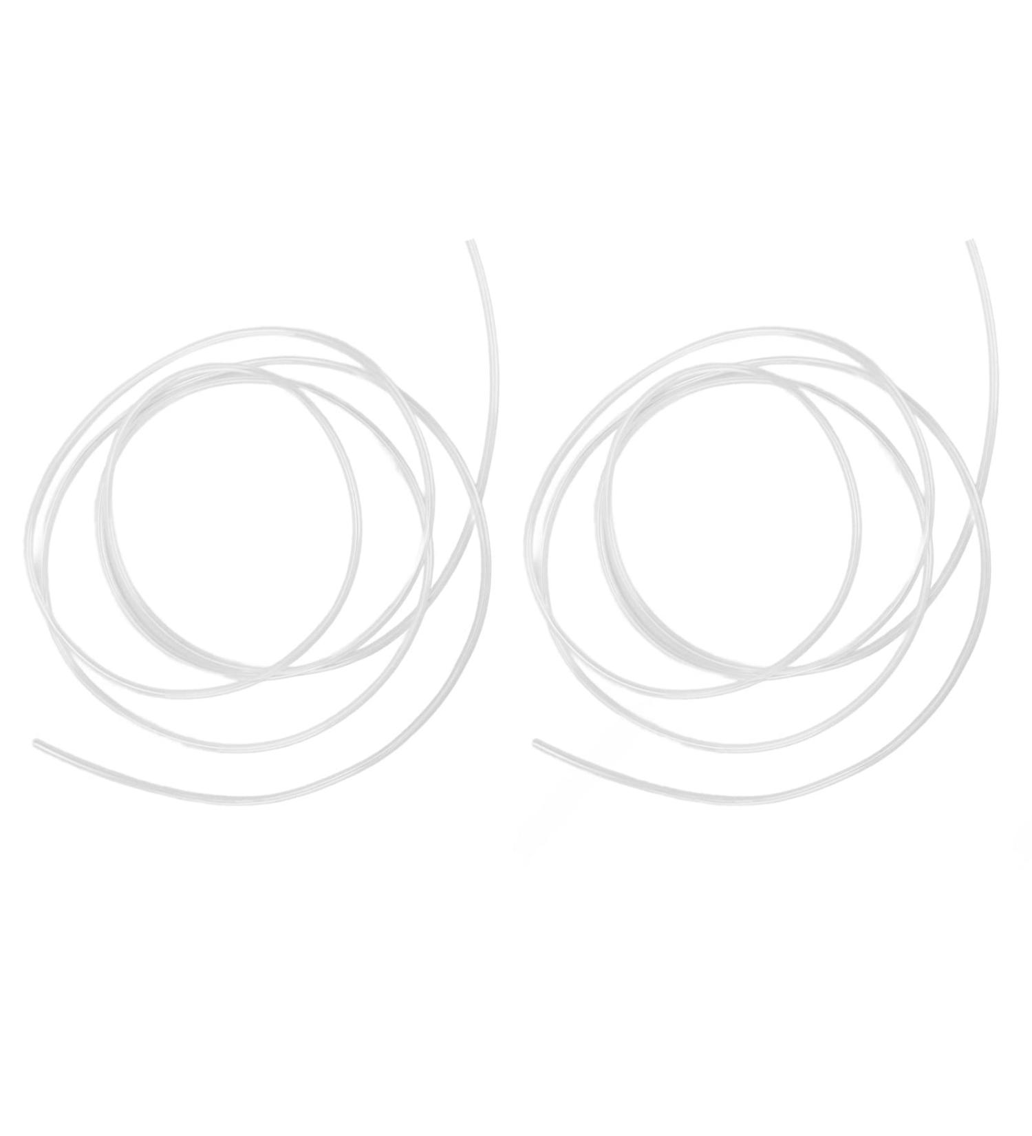 2 Pack Transparent PVC Hearing Aid Tubing - Cuttable Earmold Accessories for Amplifiers | International Shipping Available - Buy Online on GoSupps.com