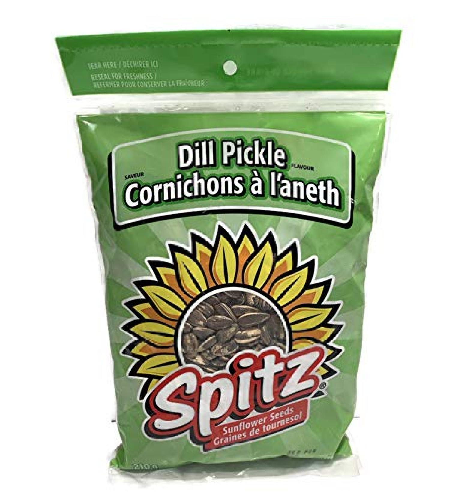 Spitz Dill Pickle Sunflower Seeds 3 Pack - 210g / Bag