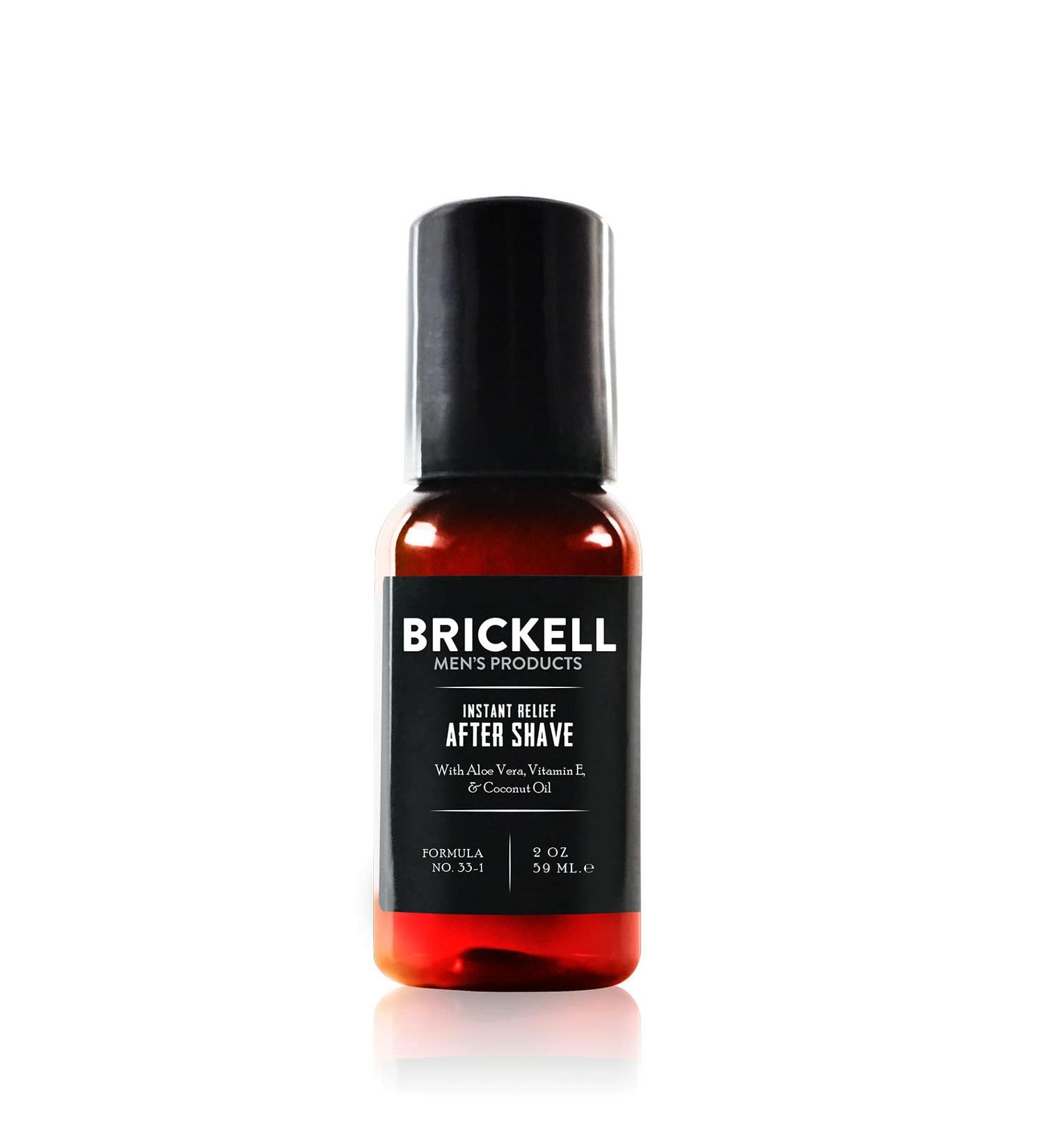 Brickell Men's Natural & Organic Instant Relief Aftershave Balm - 2oz (Pack of 1) - Buy Online on GoSupps.com