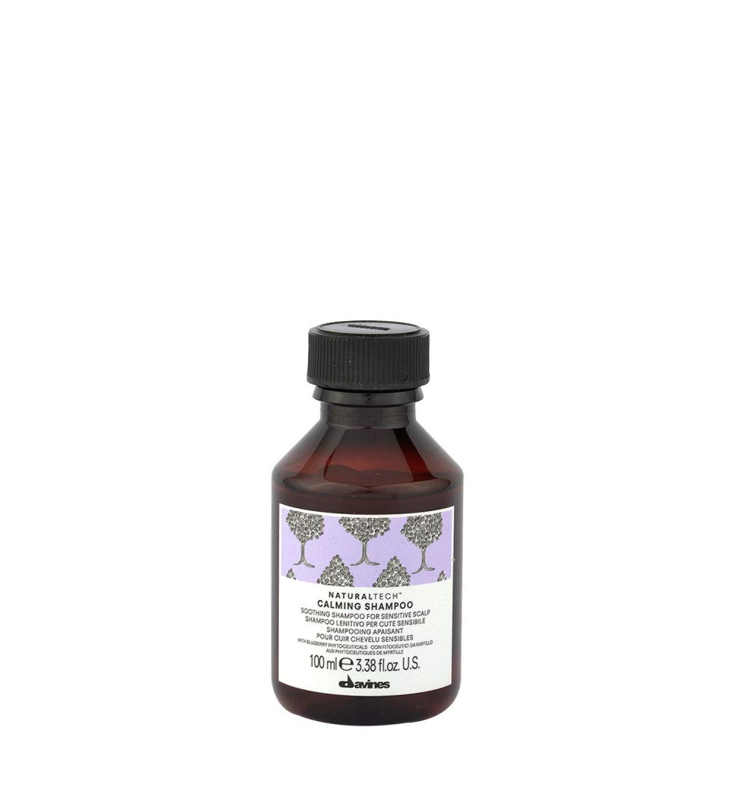 Davines Care Naturaltech Calming Shampoo 250ml Blueberry 1 ml (Pack of 1)
