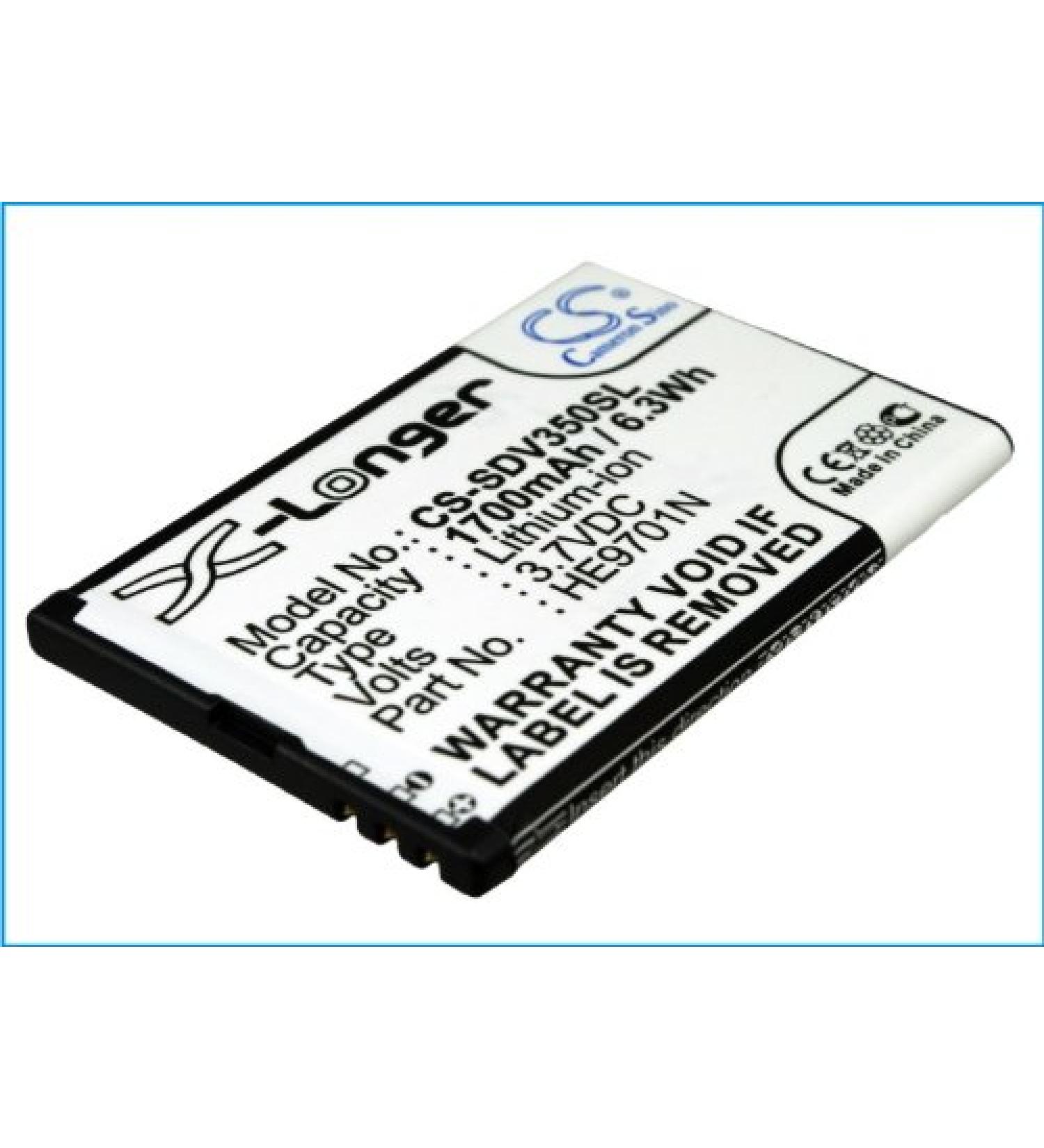 Replacement Battery for HE9701N G-4L | Compatible with Sonocaddie V350 & V500 | 1700mAh - Buy Online on GoSupps.com