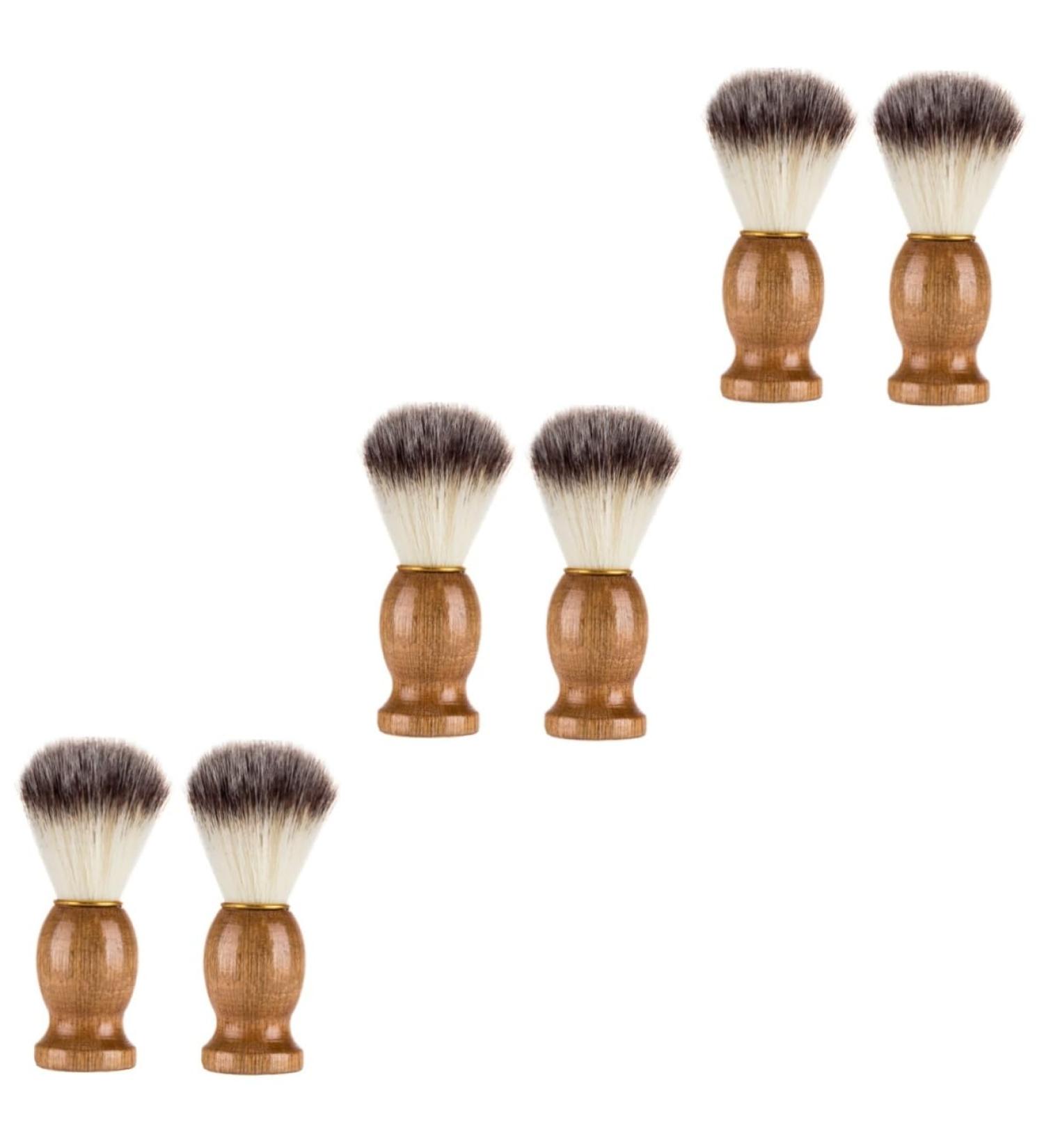 Minkissy Razor Brush for Men - Stainless Steel Shaving & Hair Removal Accessories 6-Piece Set Portable Hairdresser Tool - Buy Online on GoSupps.com