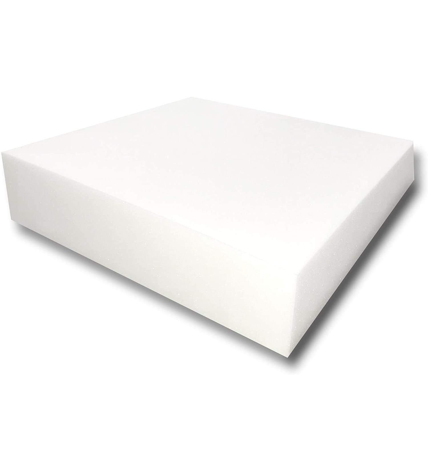 IZO All Supply 2"x24"x72" Upholstery Foam Cushion High Density, Chair Cushion Square Foam for Dinning Chairs, Wheelchair Seat Cushion Replacement 2Inch x 24Inch x 72Inch