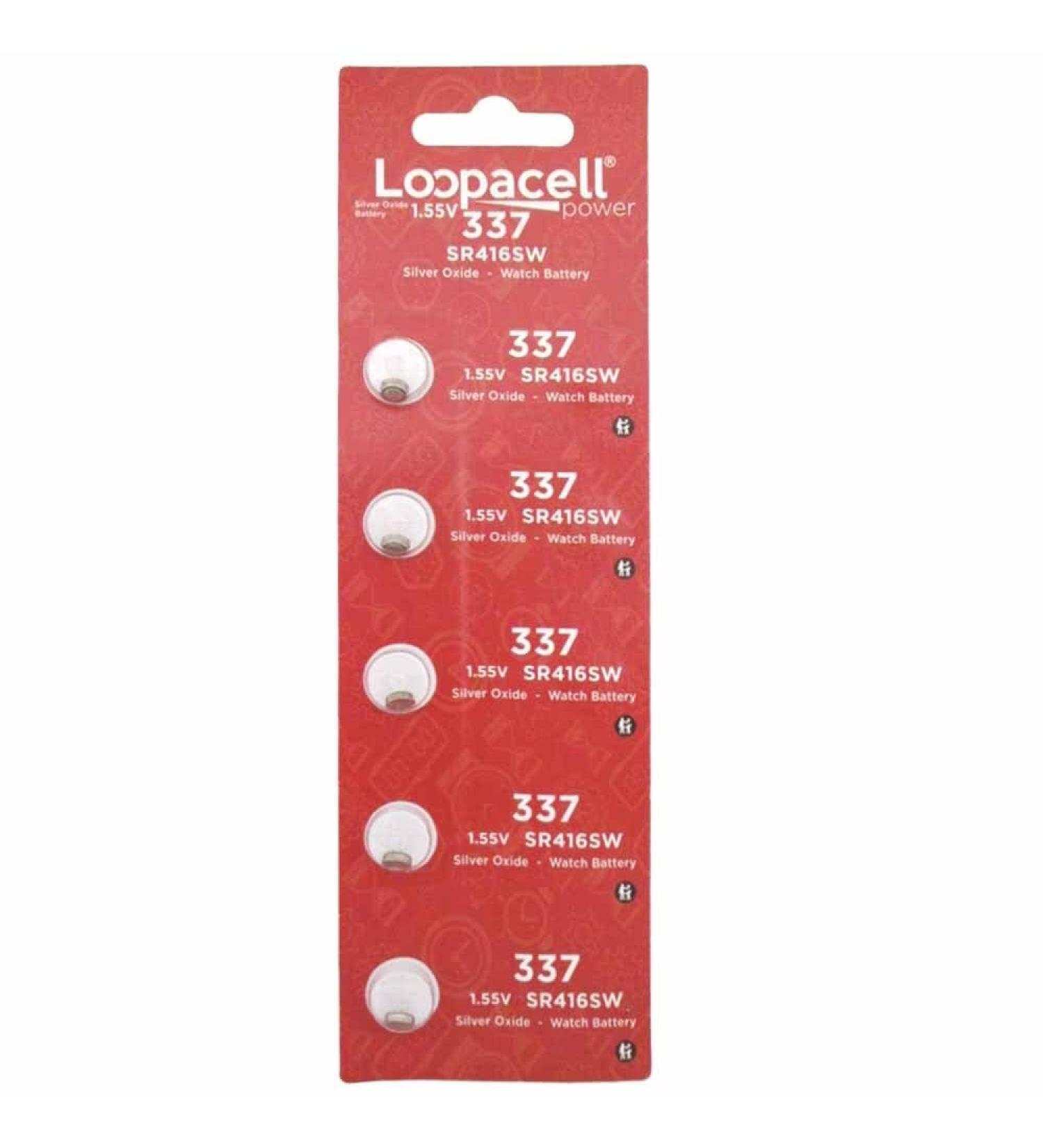 10 337 Loopacell Watch Batteries SR416SW Battery Cell