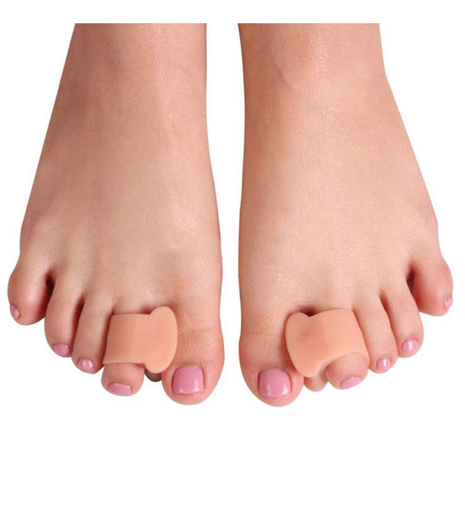 2Pcs Silicone Gel Bunion Toe Corrector Orthotic - Foot Bone Correction Care Tools - Buy Online on GoSupps.com