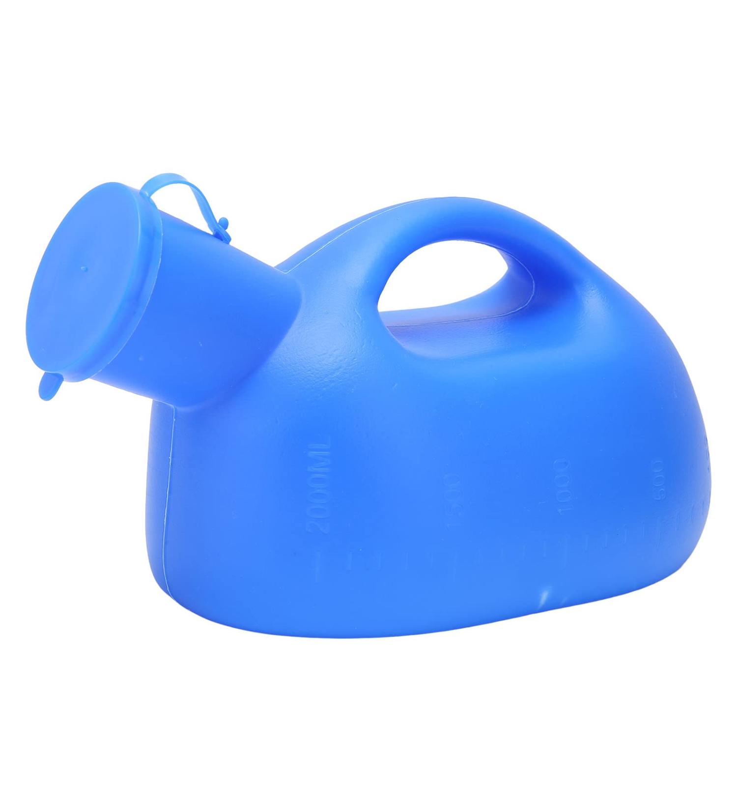 Male Urinal 2000ML Large Capacity Spill Proof Urine Pee Bottle with Lid and Handle Design Men Urine Collector for Home Camping Car Travel - Buy Online on GoSupps.com