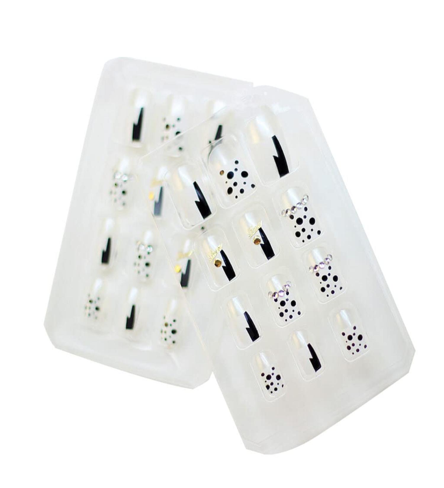 Dajidafu Press on Nails Removable Salon Artificial Manicure Patch Wearable Professional False Nail Tips Girls Supplies - Buy Online on GoSupps.com