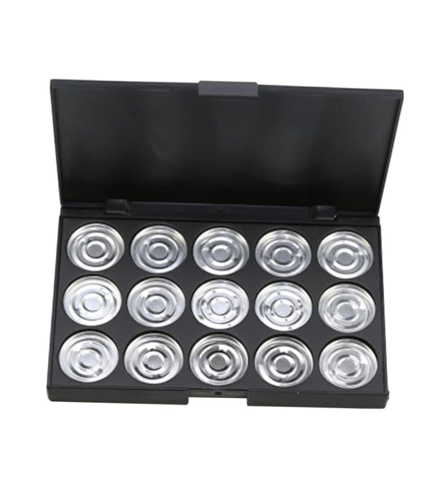 FOMIYES Empty Eyeshadow Palette 15 Cosmetic Cases for Traveling Eyeshadow Empty Cosmetic Foundation Concealer Eye Shadow Box - Buy Online on GoSupps.com