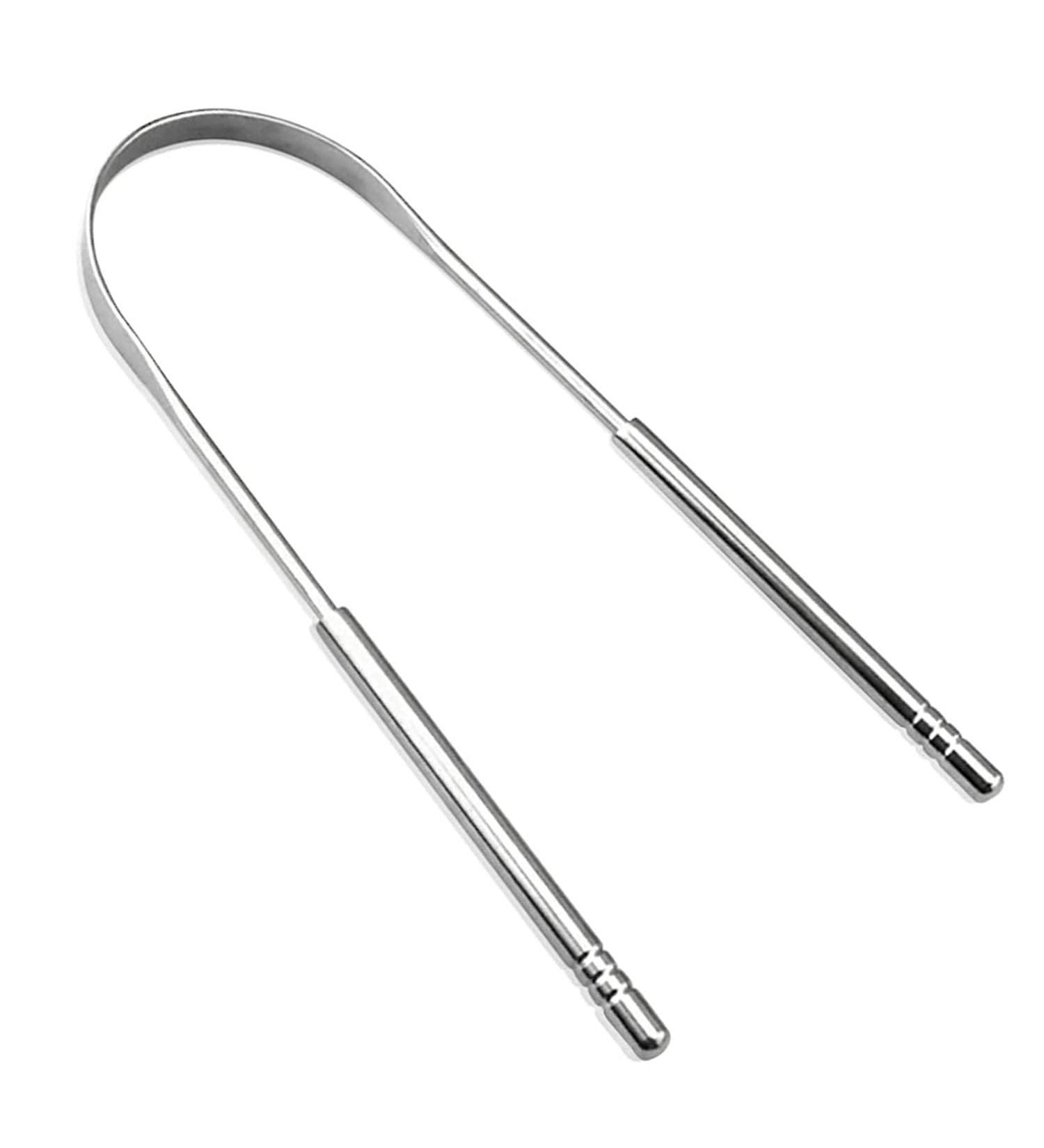 Stainless Steel Tongue Scraper for Effective Oral Care - Adults & Kids - Buy Online on GoSupps.com