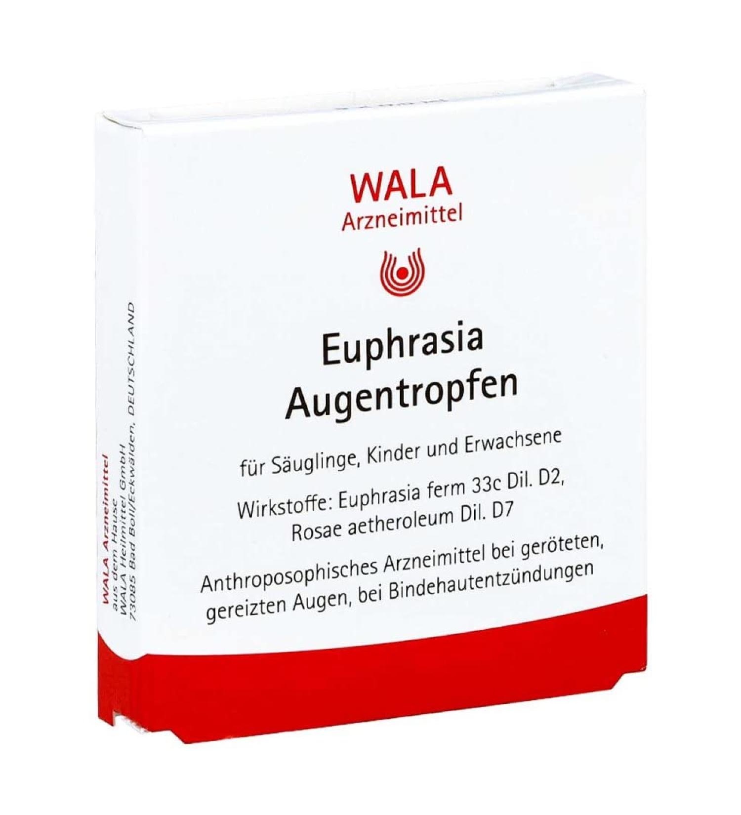 Wala EUPHRASIA Eye Drops 5x0.5 ml - Single Dose Pipettes for Eye Care - Shop Internationally - Buy Online on GoSupps.com