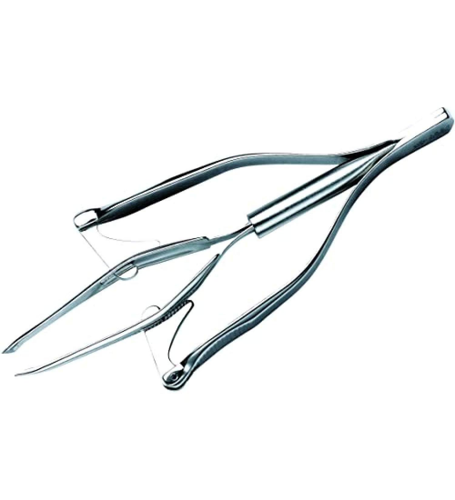 Pfeilring tweezers automatic 10 cm nickel-plated multi-coloured