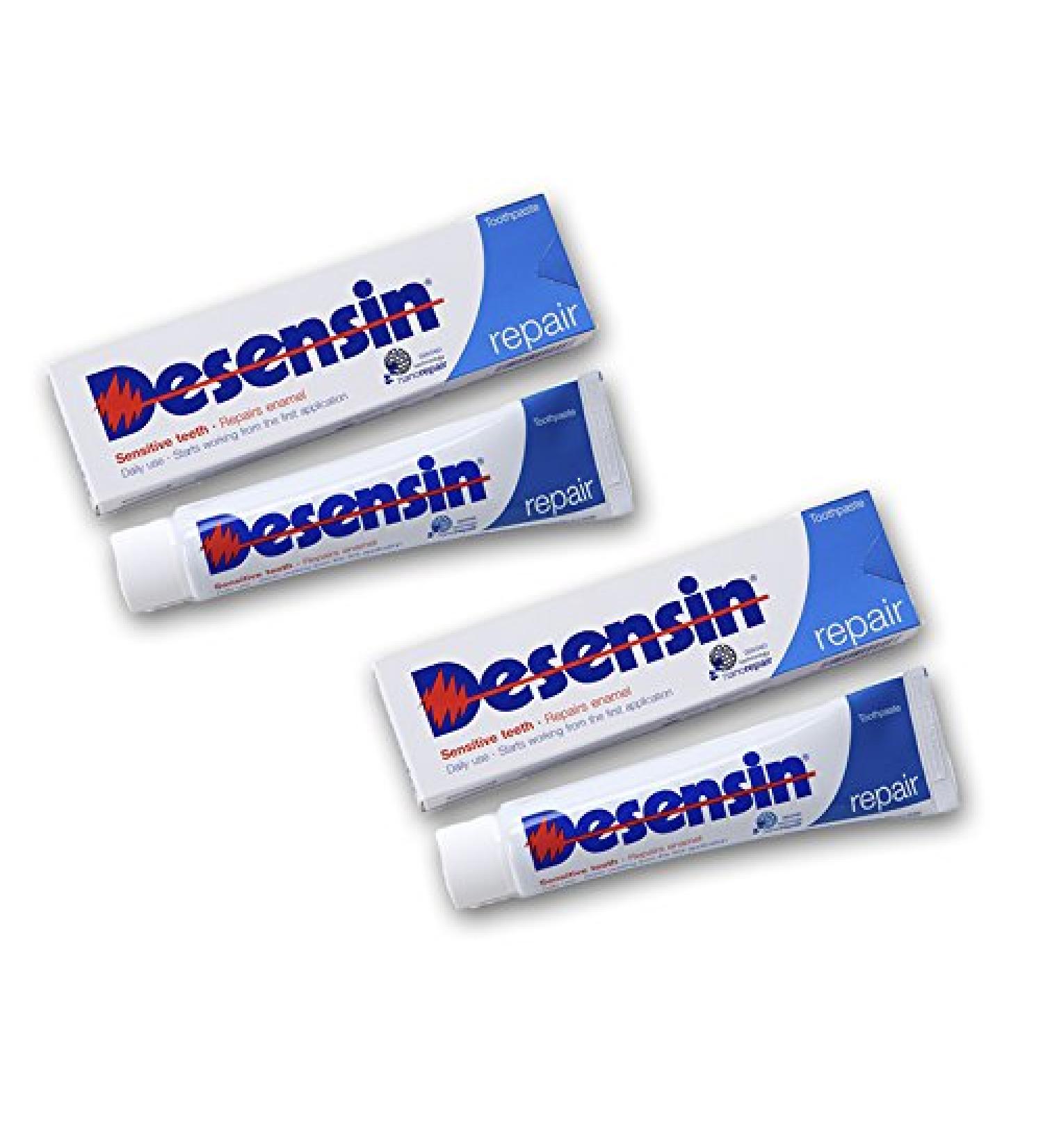 2 x Desensin repair toothpaste 2x75ml sensitive gluten free - now Vitis sensitive name