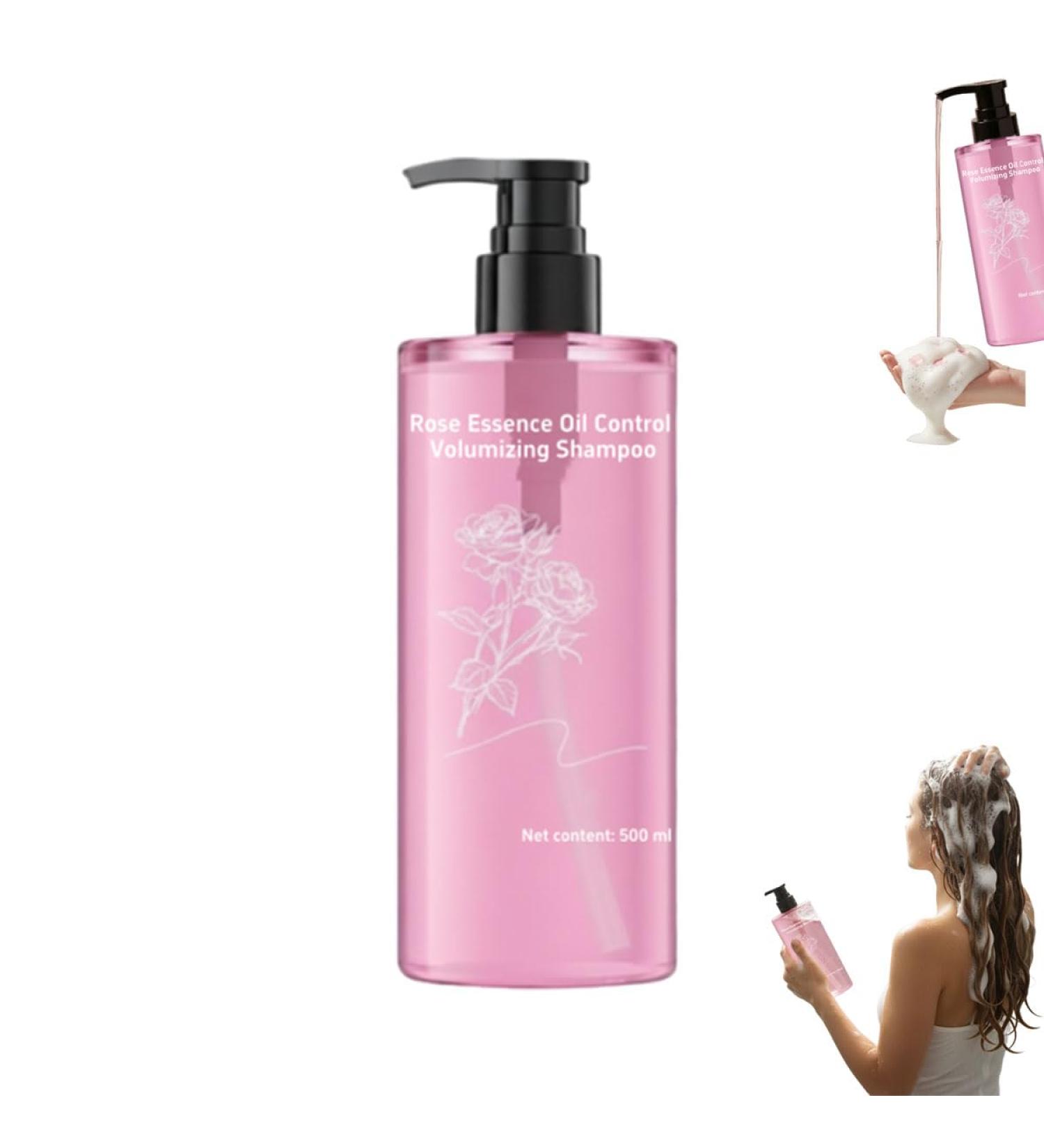Shampooing la rose r gulateur de s bum et volumateur pour cheveux gras hydratation longue dur e et contr le du s bum soin capillaire pour femmes. (1PCS) - Buy Online on GoSupps.com