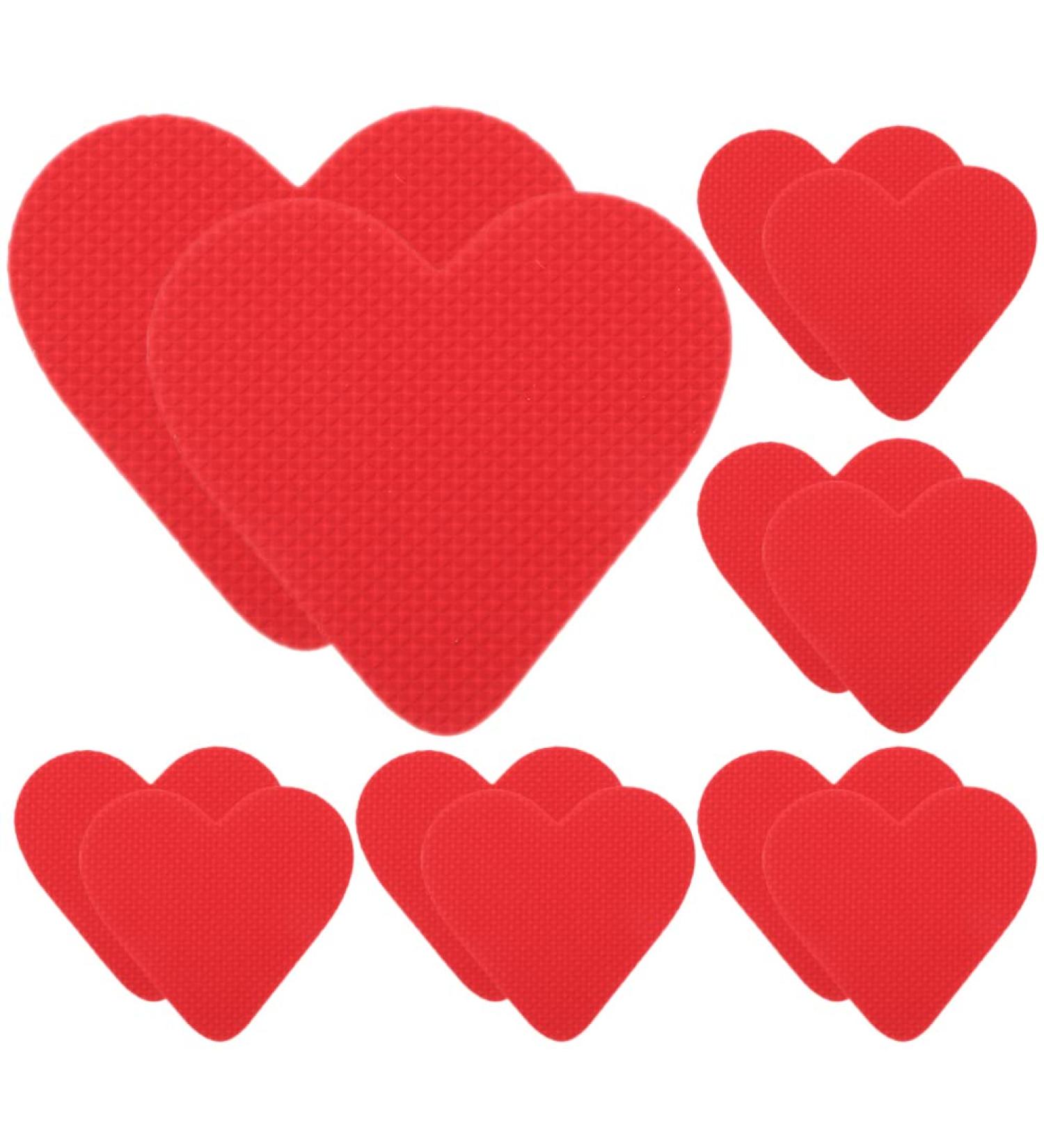 Buy Healeved Sole Insoles & Shoe Horn - 6 Pairs Non-Slip Shoe Pads Heart Shaped High Heels Grips & Crease Protectors for Red Heels - International Shipping - Buy Online on GoSupps.com