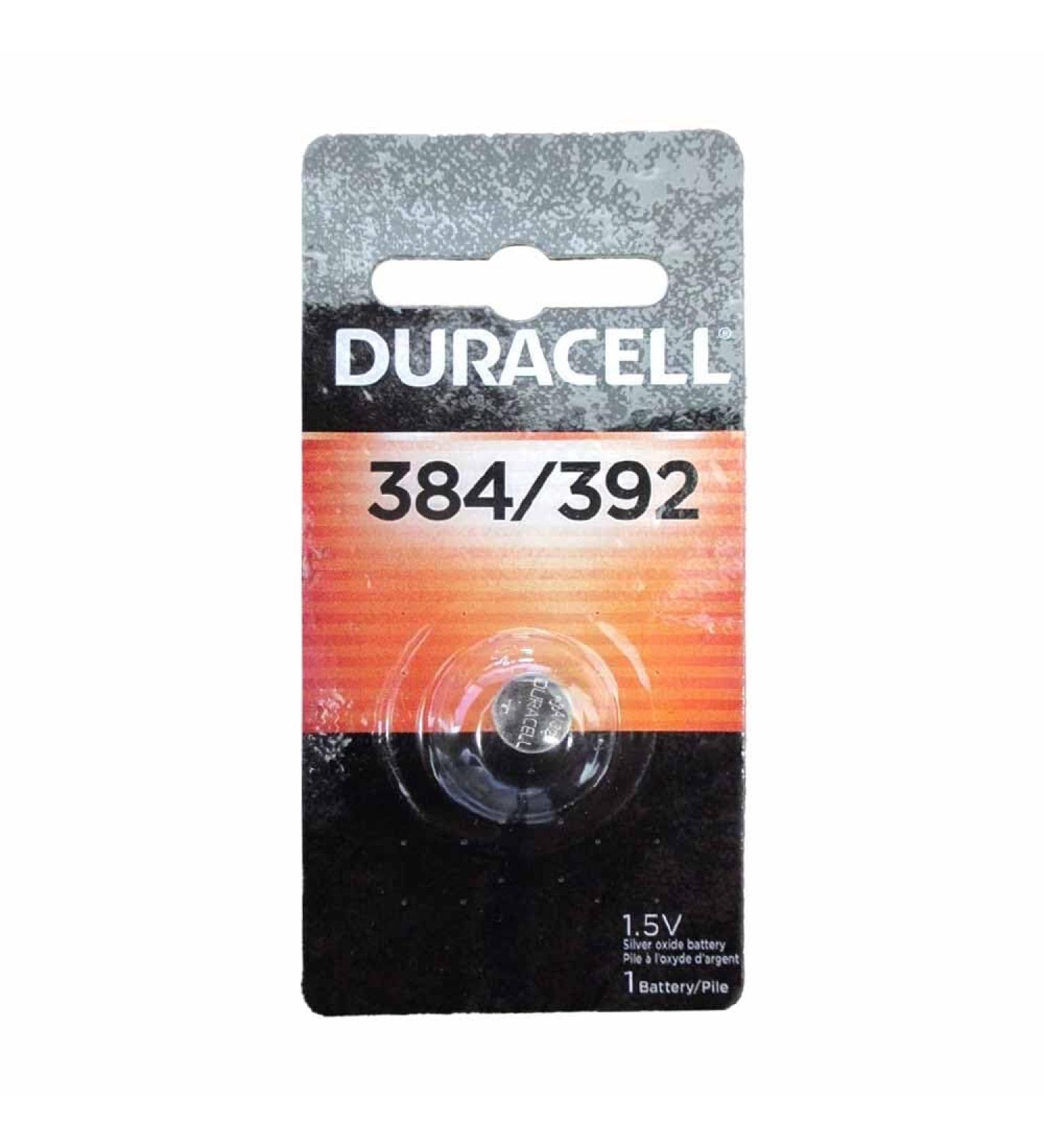 Duracell 384/392 Silver Oxide Button Battery - Long-Lasting 1.5V - 1 Count - International Shipping Available - Buy Online on GoSupps.com
