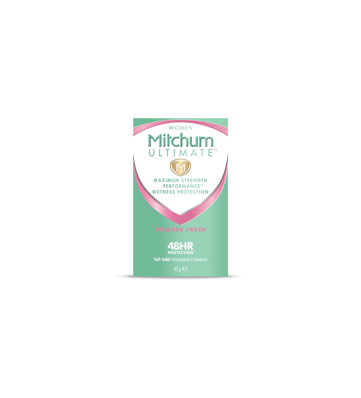 Mitchum Ultimate Women 48HR Protection Deodorant Stick Powder Fresh 45g - Pack of 1 - Buy Online on GoSupps.com