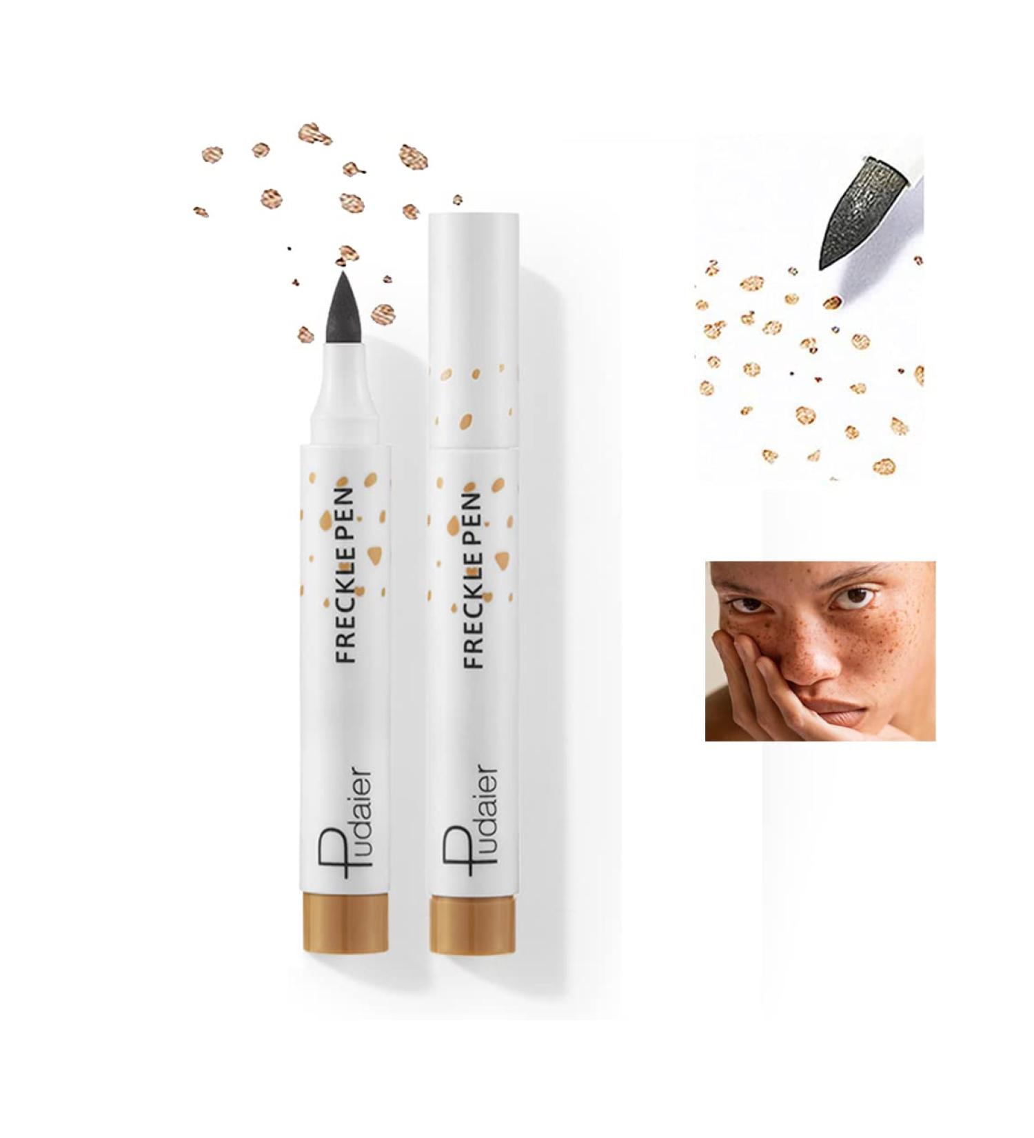 AKARY Freckle Pen - Waterproof Lifelike Freckle Makeup Concealer for Natural Effortless Sun Kissed Look (Light Brown) - Buy Online on GoSupps.com