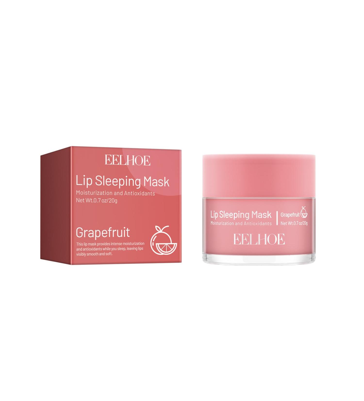 Overnight Lip Revitalizing Mask with Grapefruit Extract Hydrating and Antioxidant Nourishing Lip Treatment 0.7 oz - Buy Online on GoSupps.com