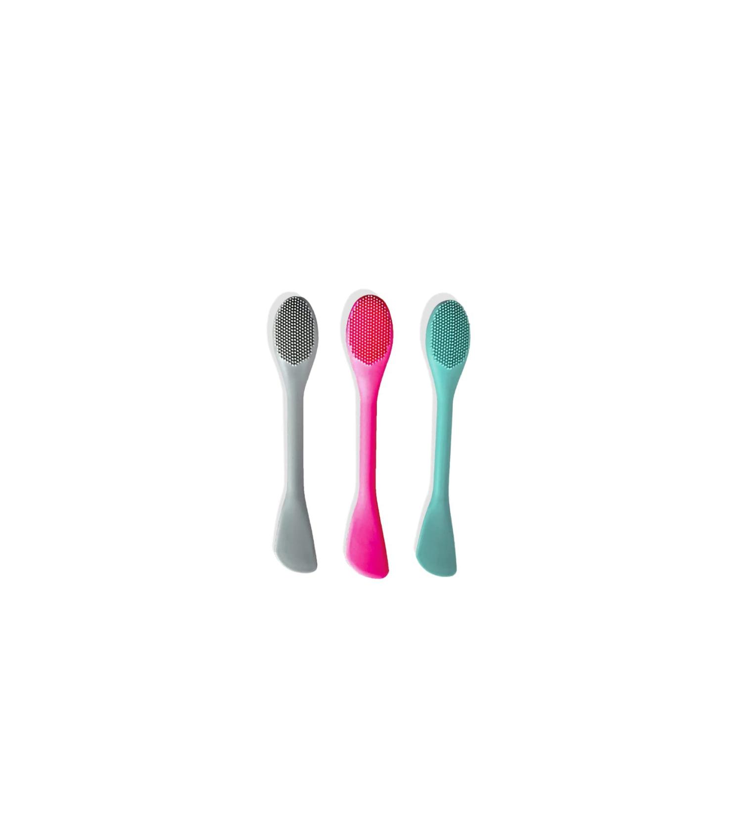 Joiful Cares 3pc Dual End Silicone Face Scrubber & Mask Applicator Set - Exfoliating Lip Scrub Brush for Men & Women - Buy Online on GoSupps.com